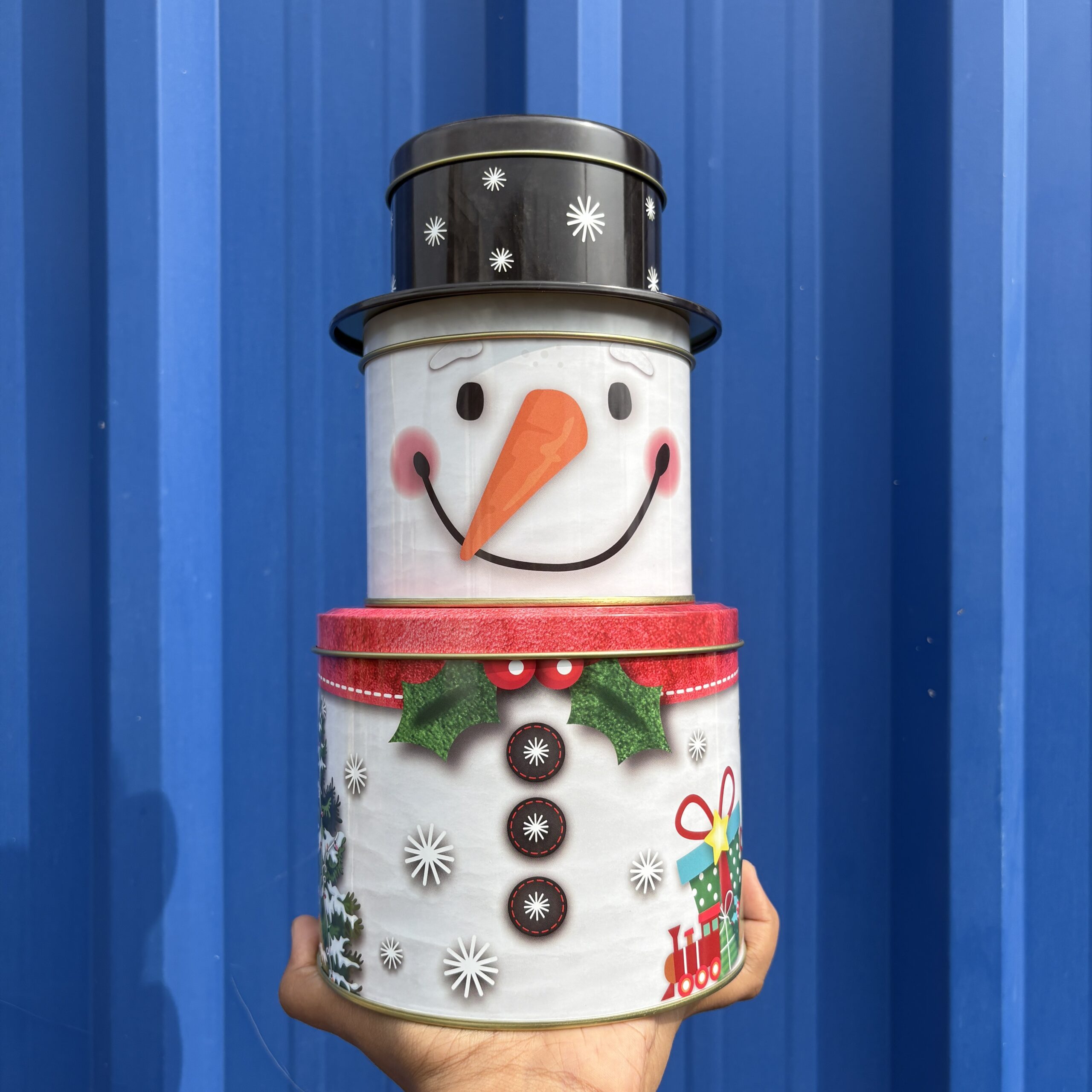 Cute Christmas 3 in 1 Tins