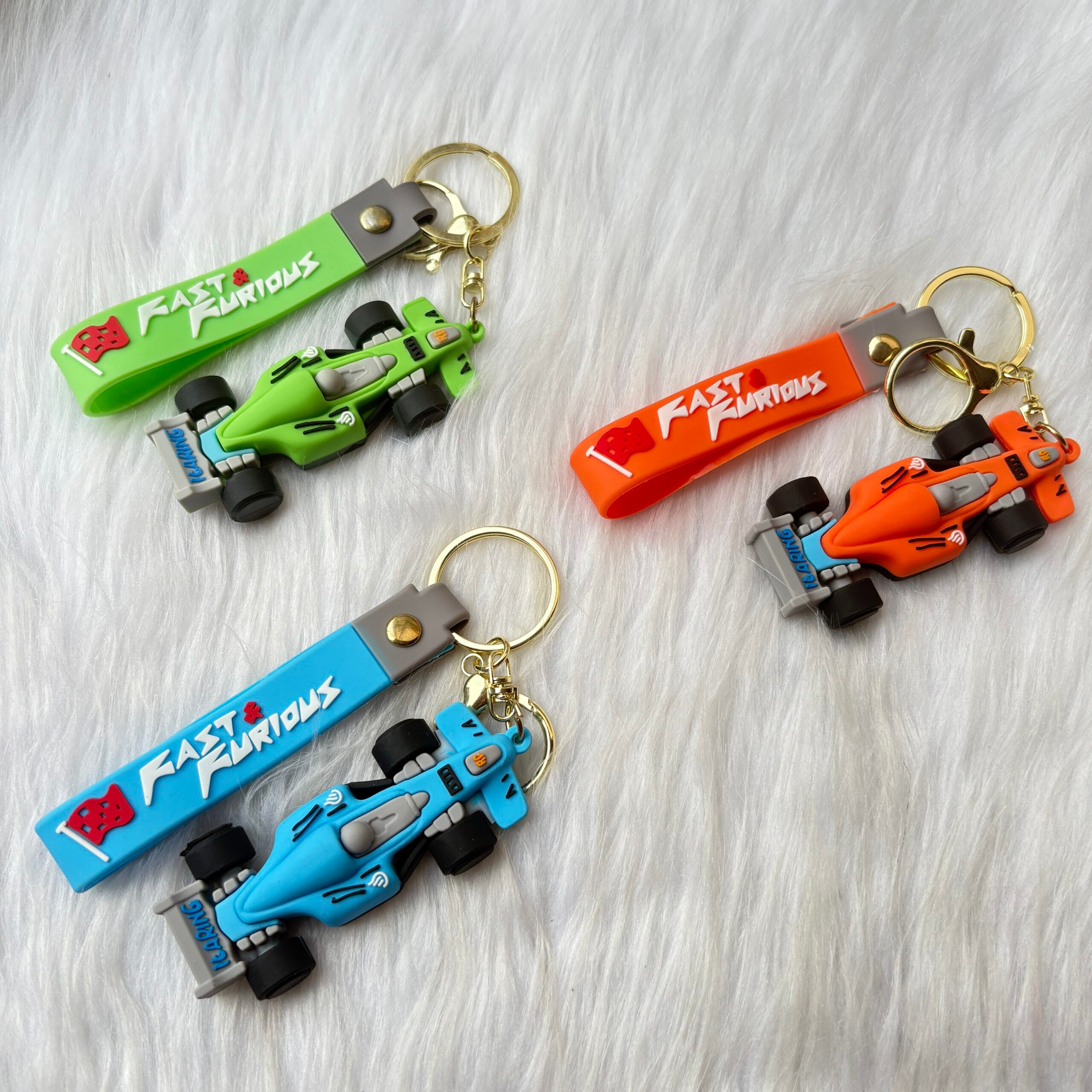 F1 car keychain