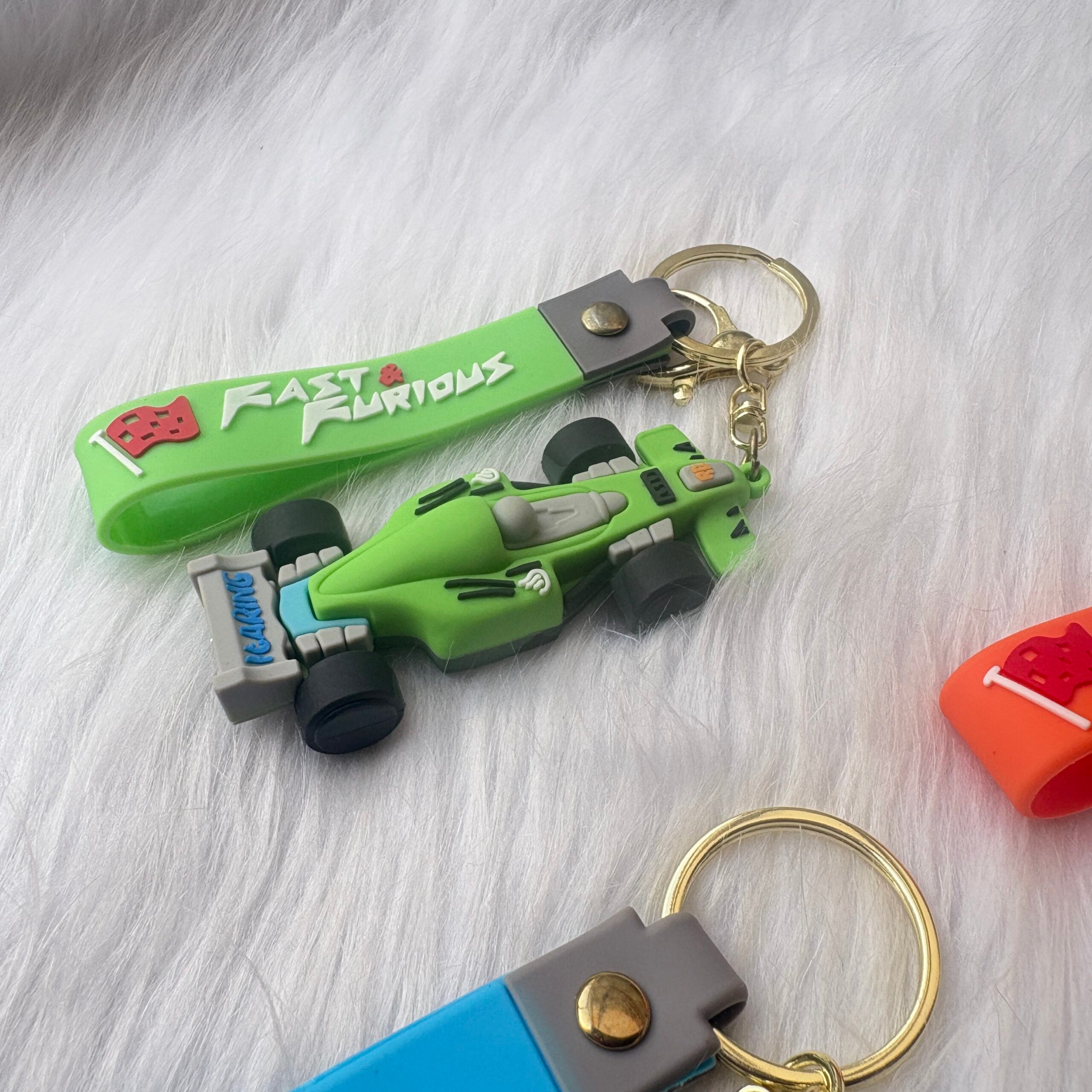 F1 car keychain