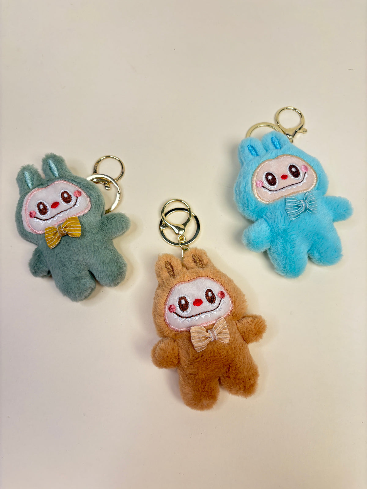 Labubu plush keychain