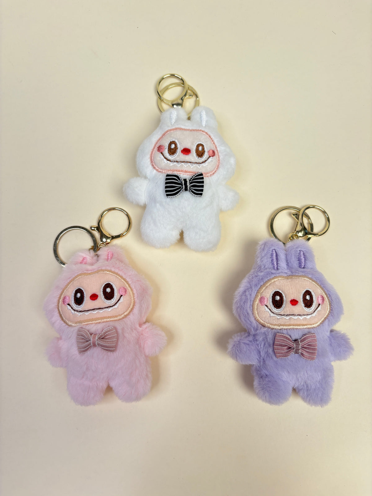 Labubu plush keychain