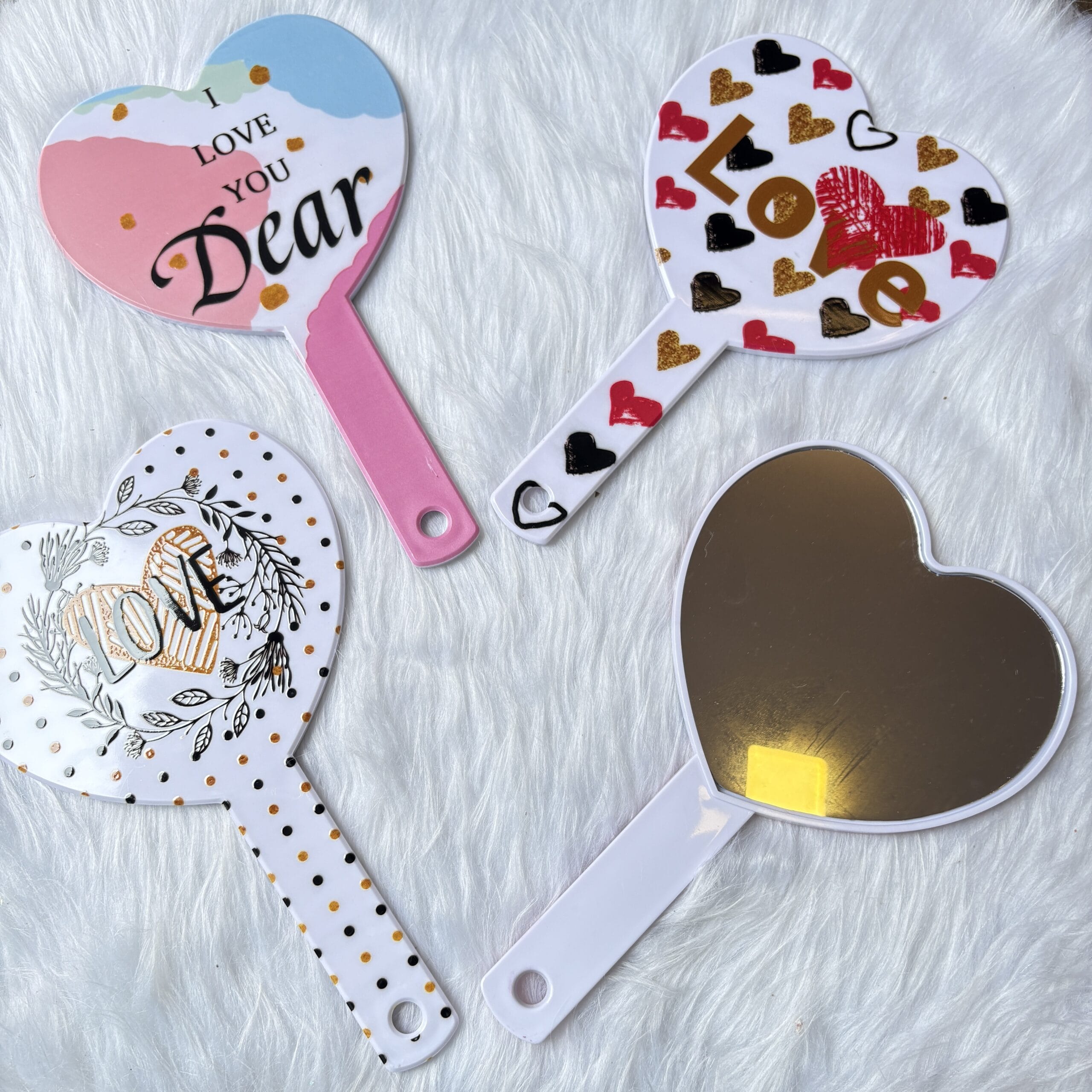 Heart Shape Makeup Mirror