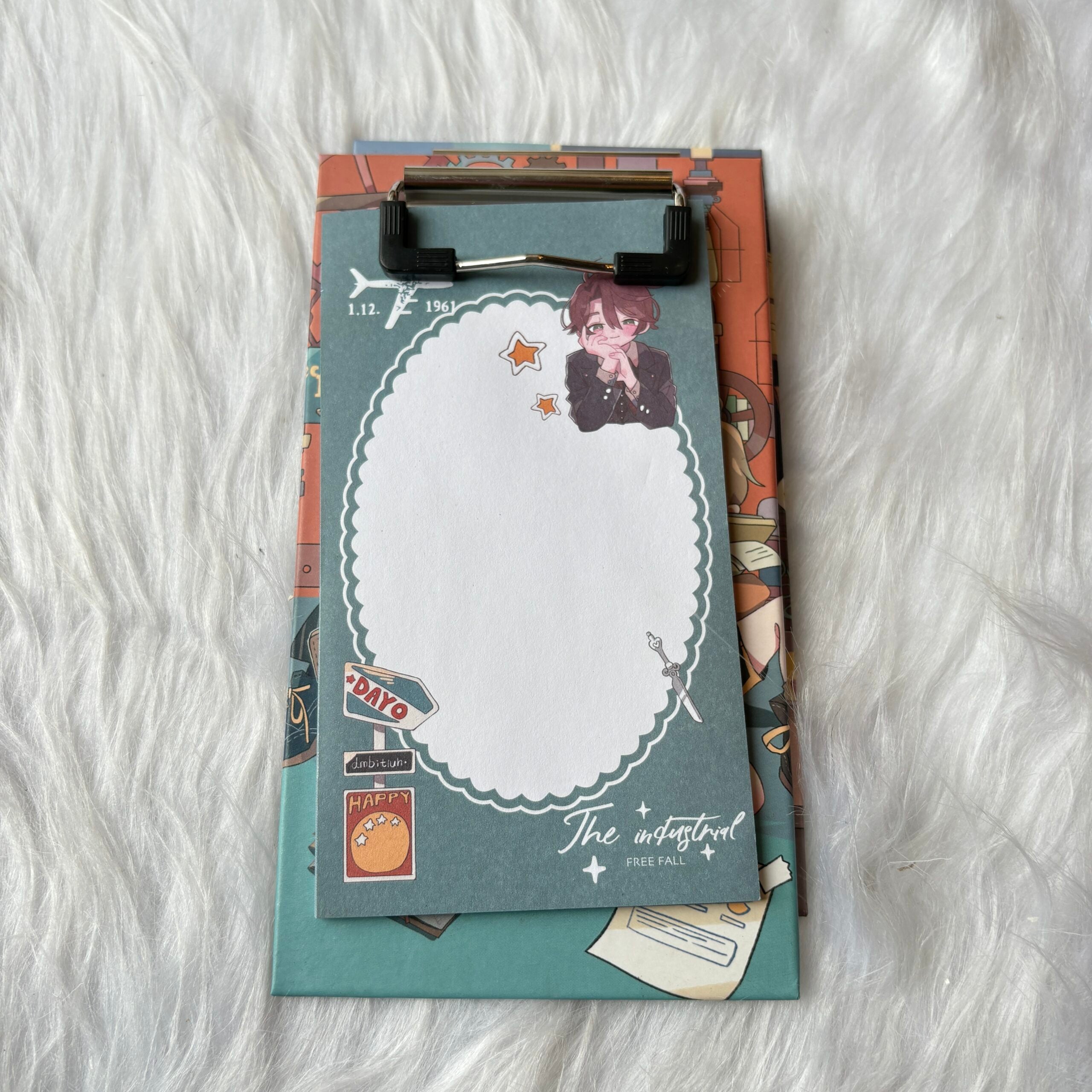 Mini clipboard with note random on sale