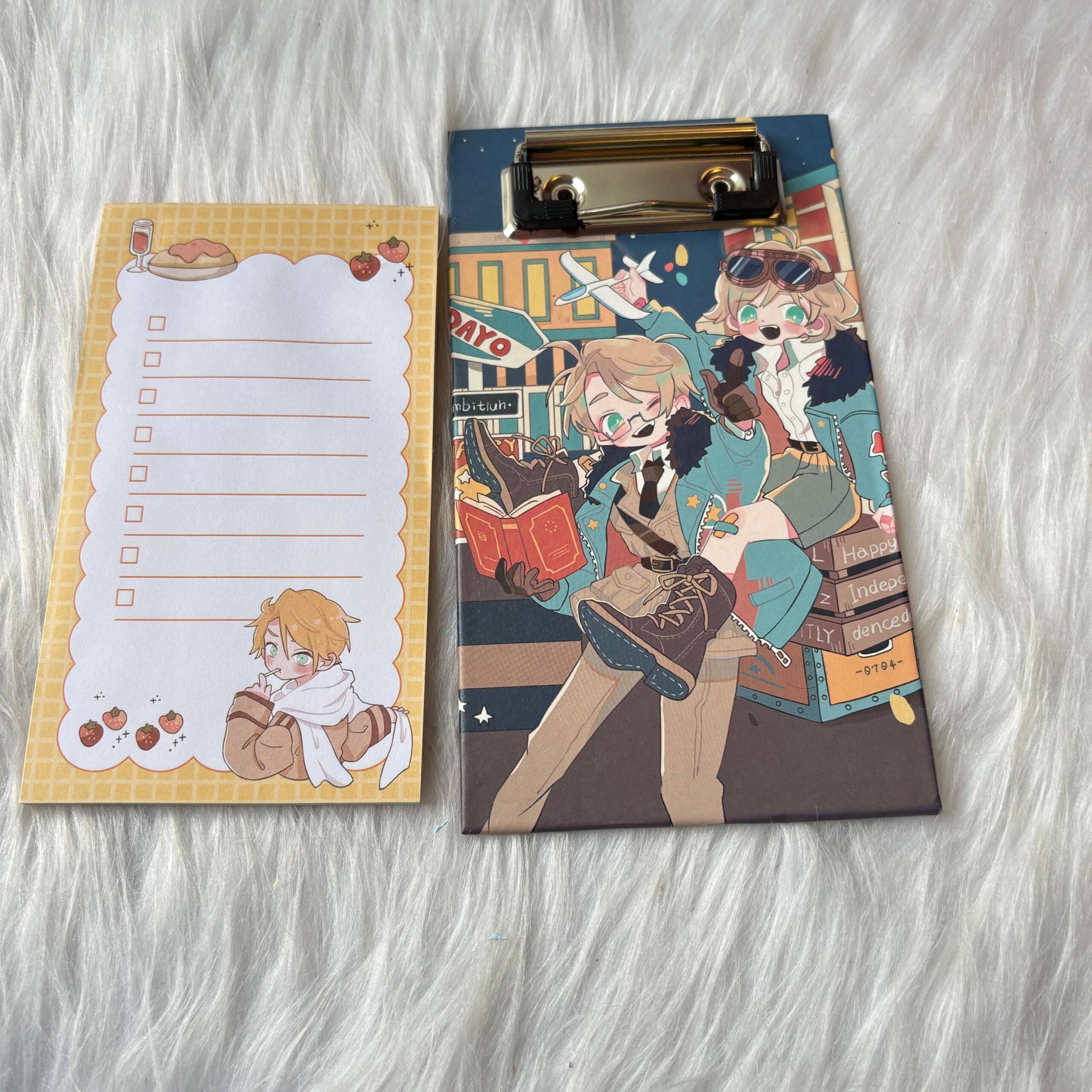 Mini clipboard with note random on sale