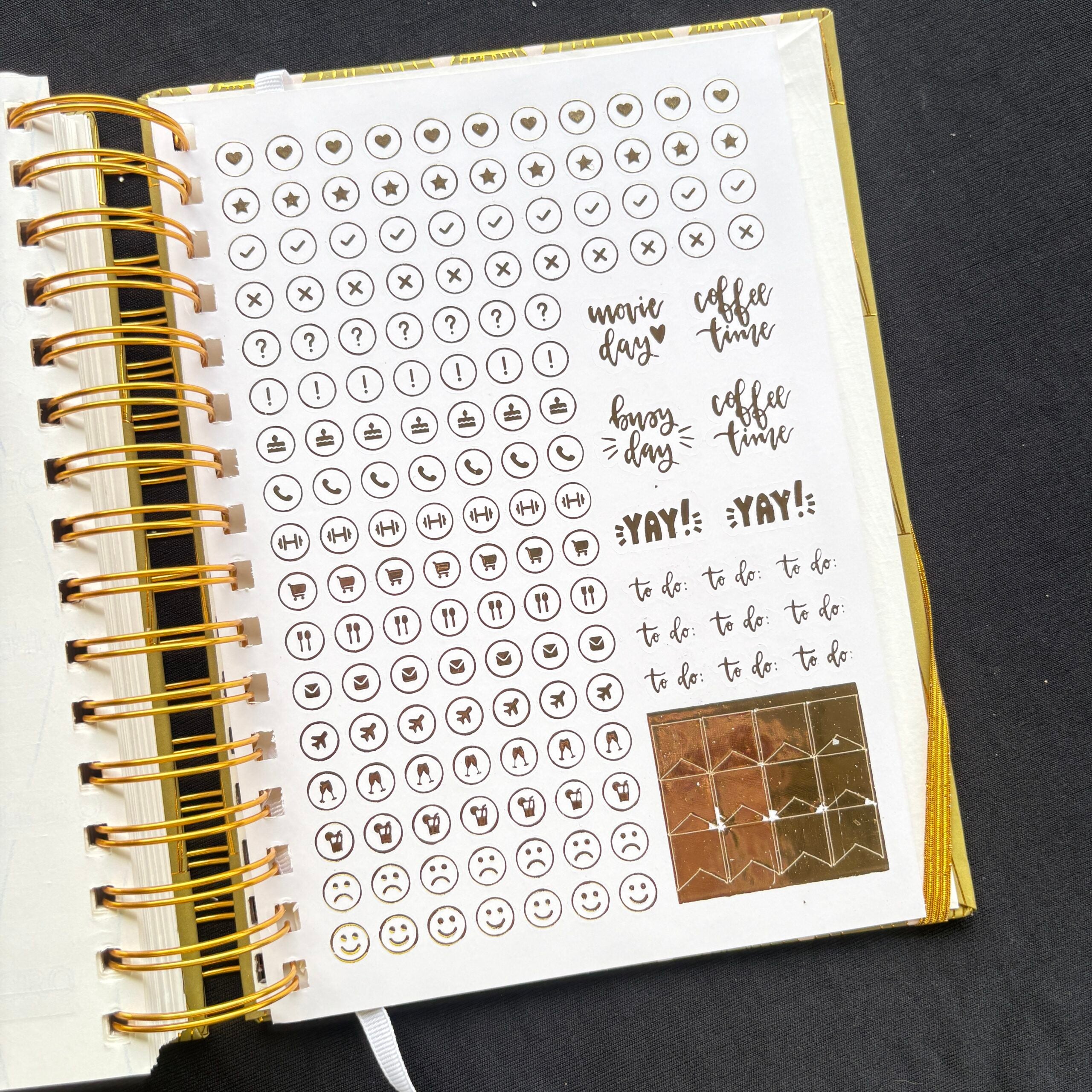 Premium Daily Planners (last two sheets stickers)