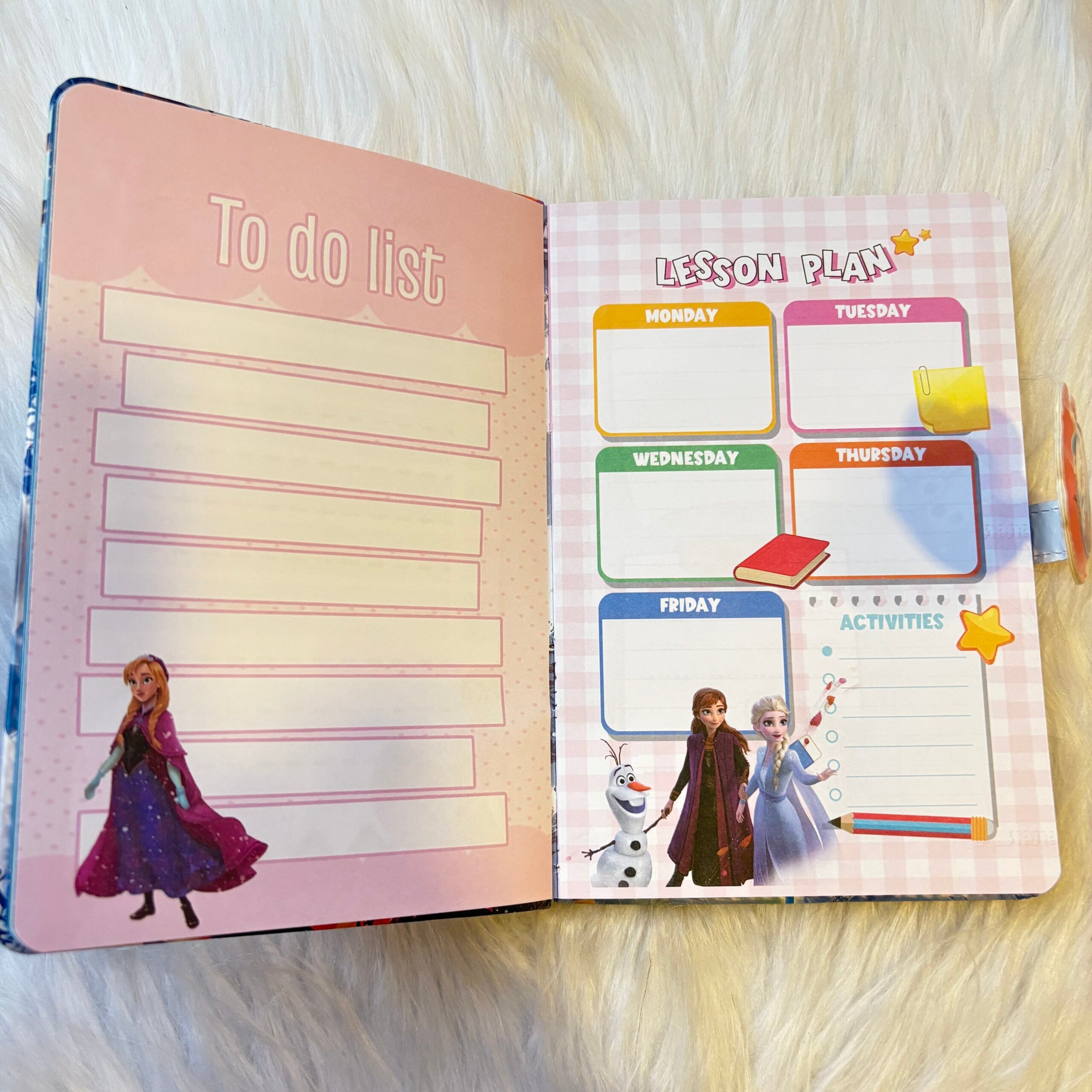 Frozen theme planners
