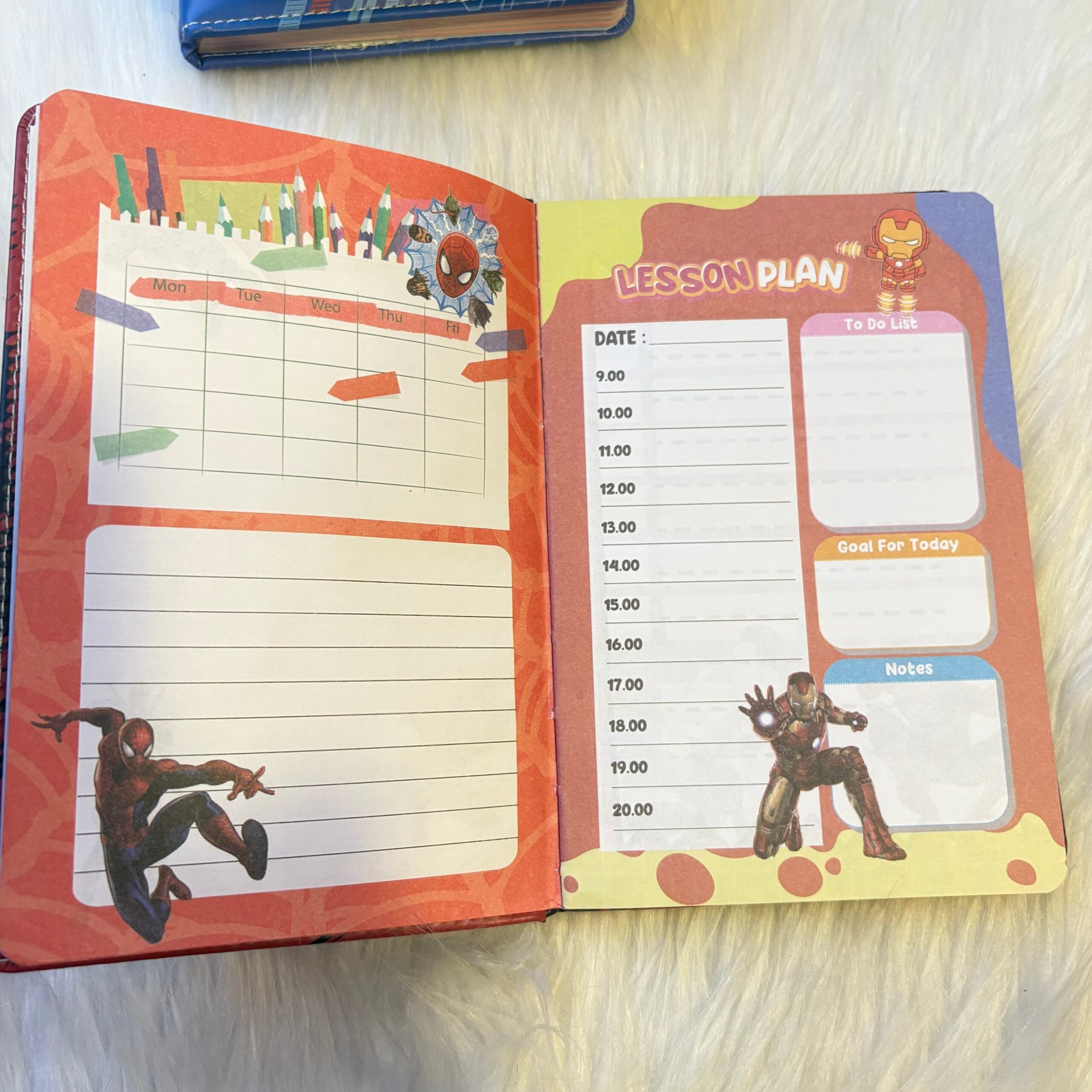 Super hero theme planners