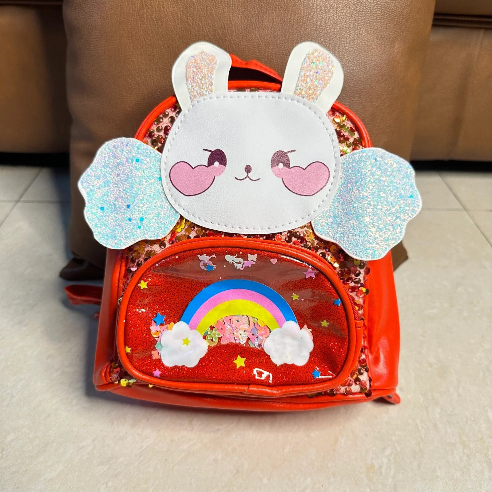 Premium glitter Bunny backbag