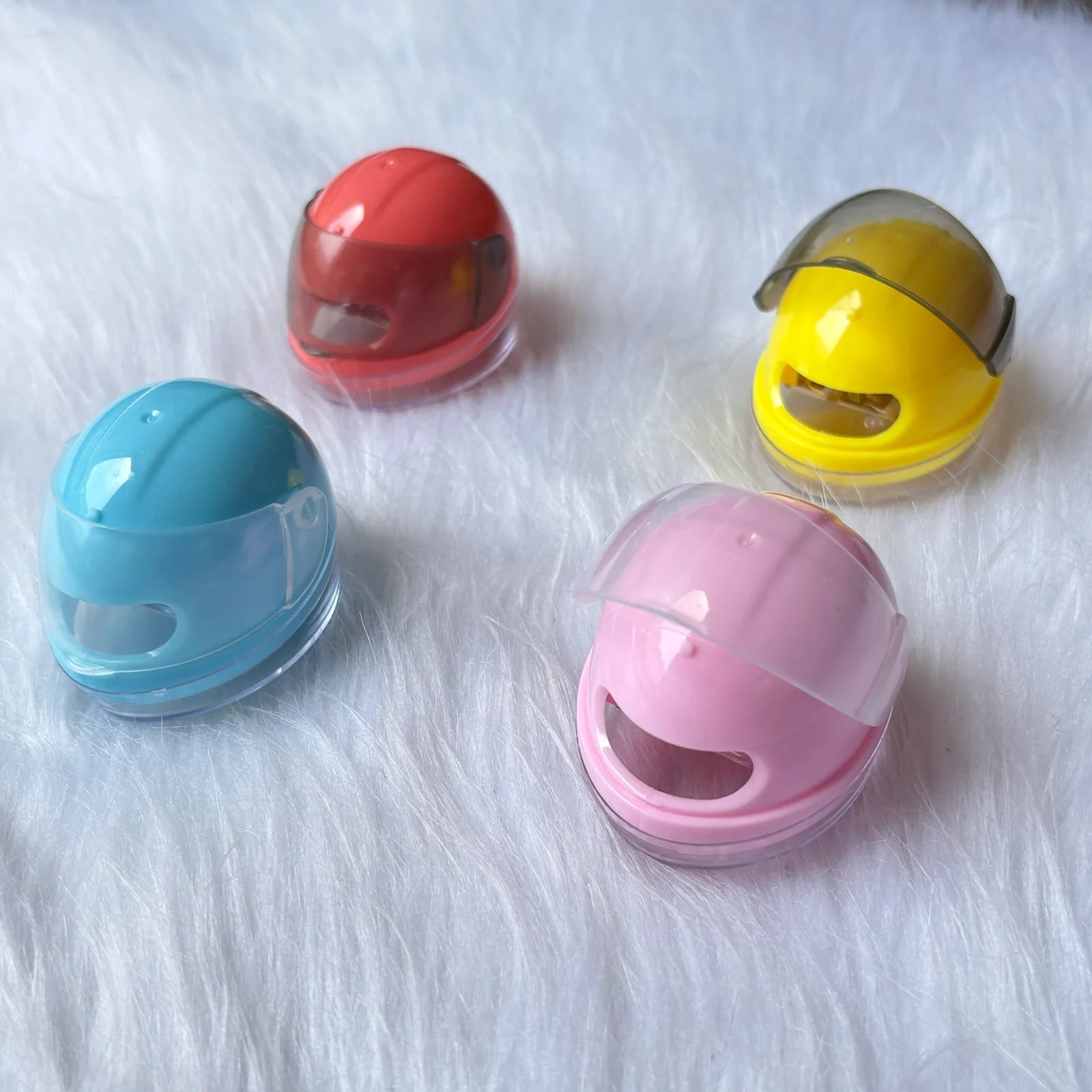 Cute helmet sharpeners