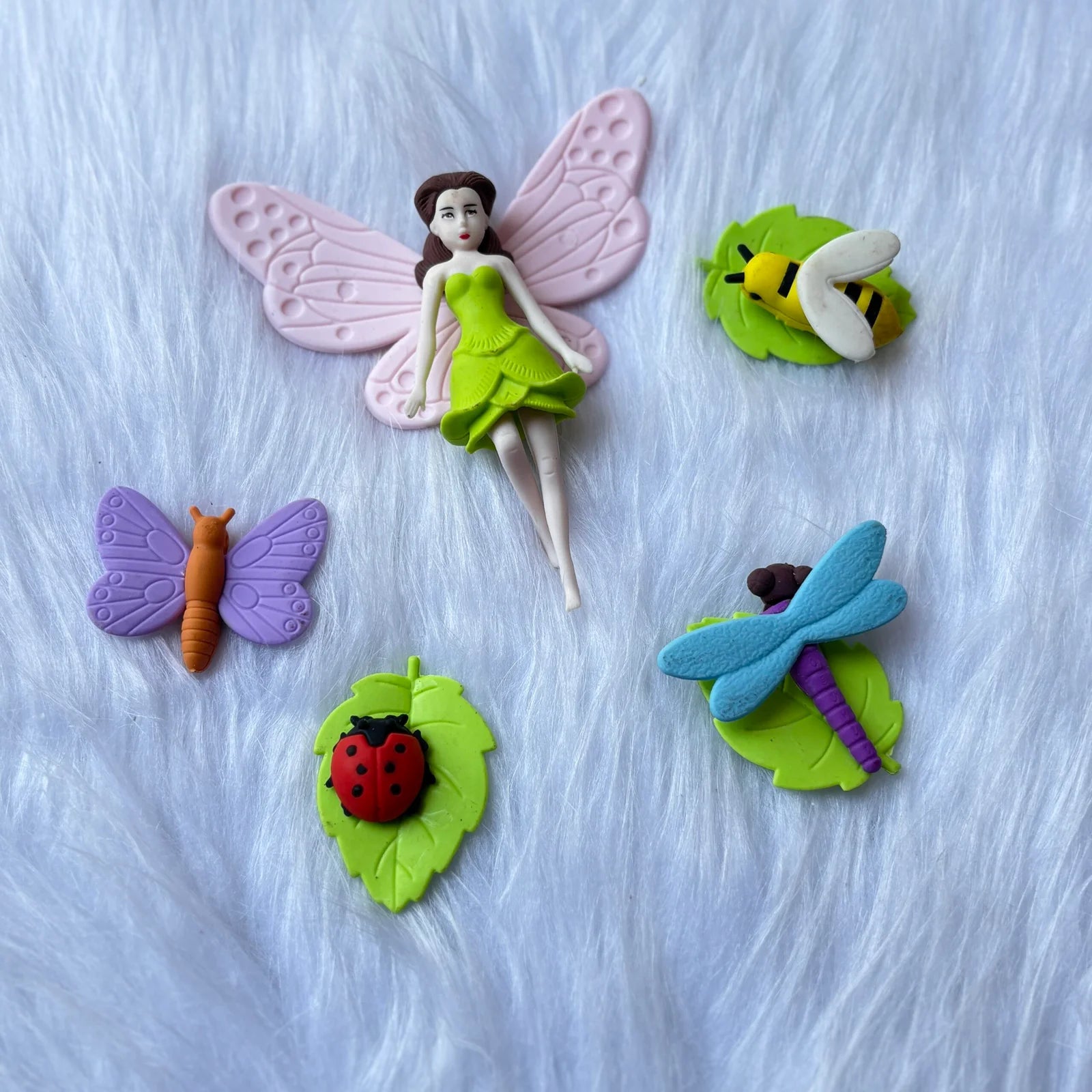 Premium quality fairy theme eraser set