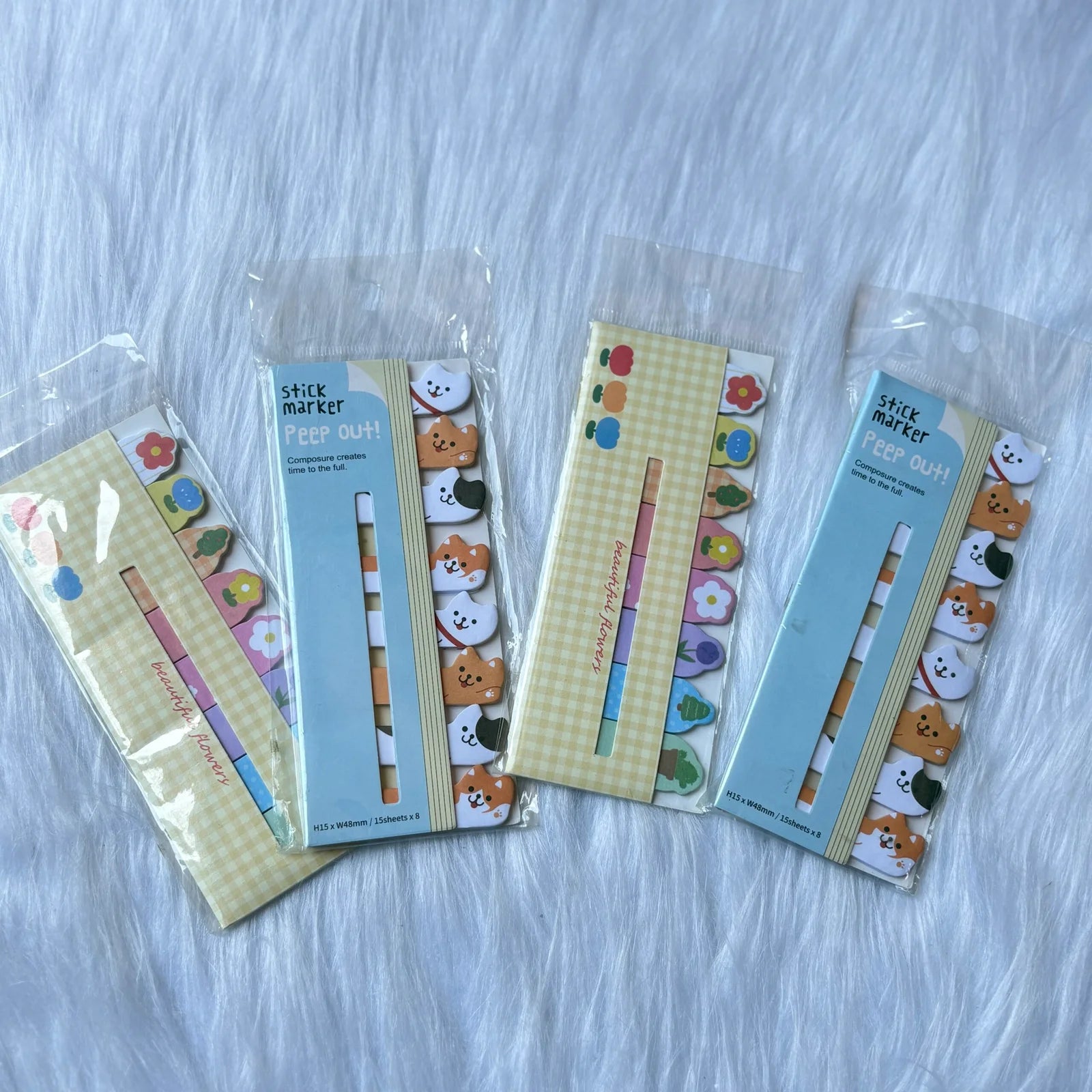 Sticky notepad sheets