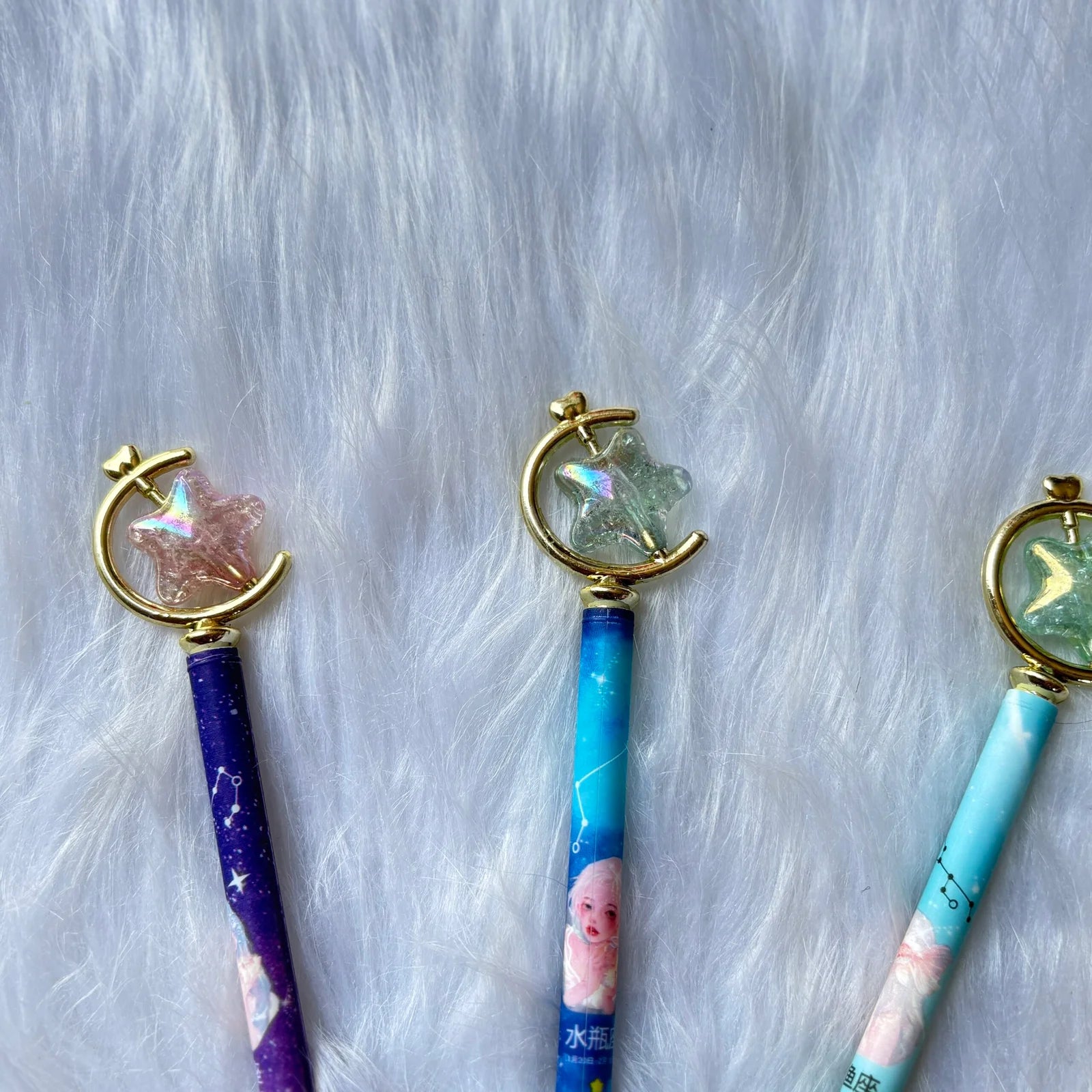 Cute Star studded pen