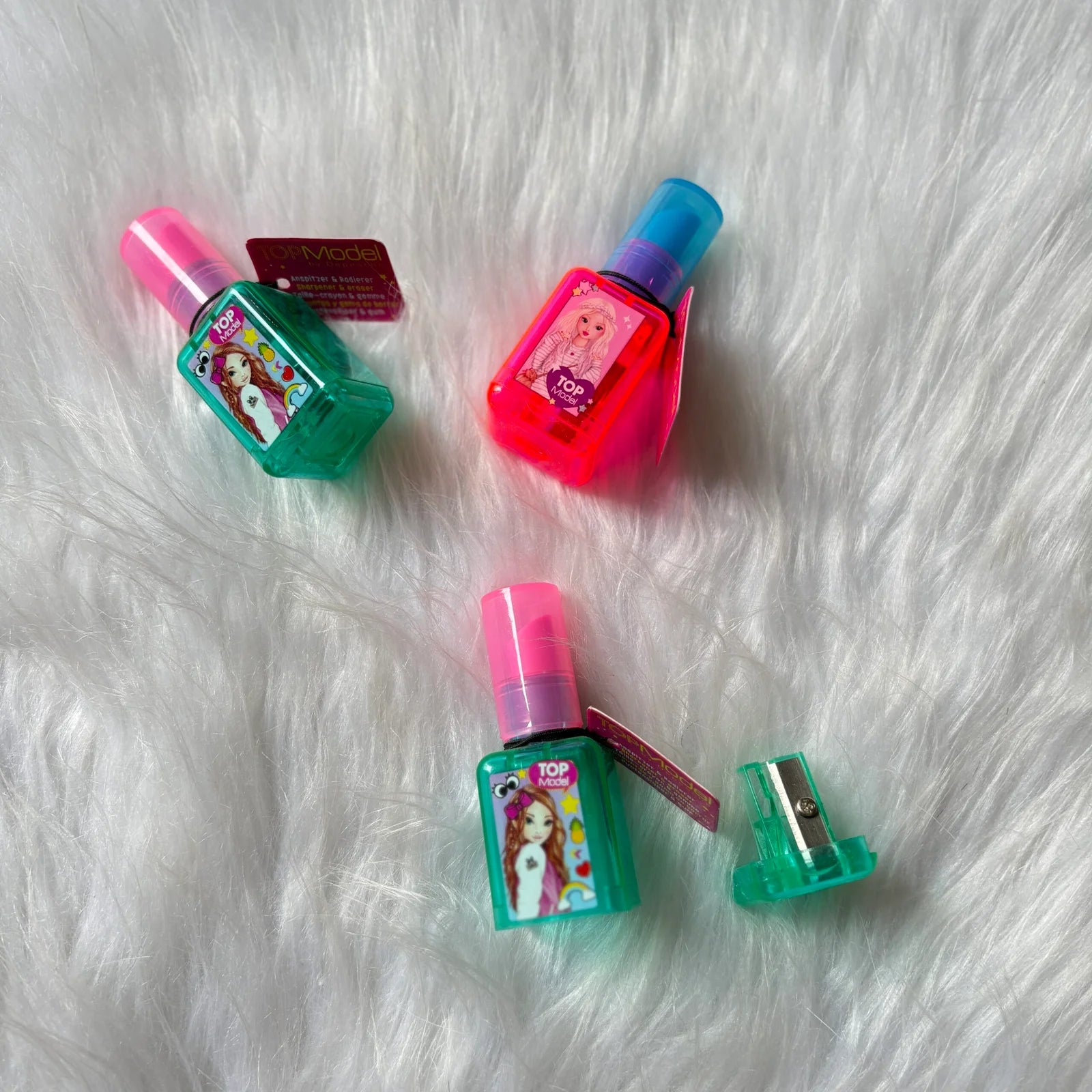 Lipstick eraser and sharpener