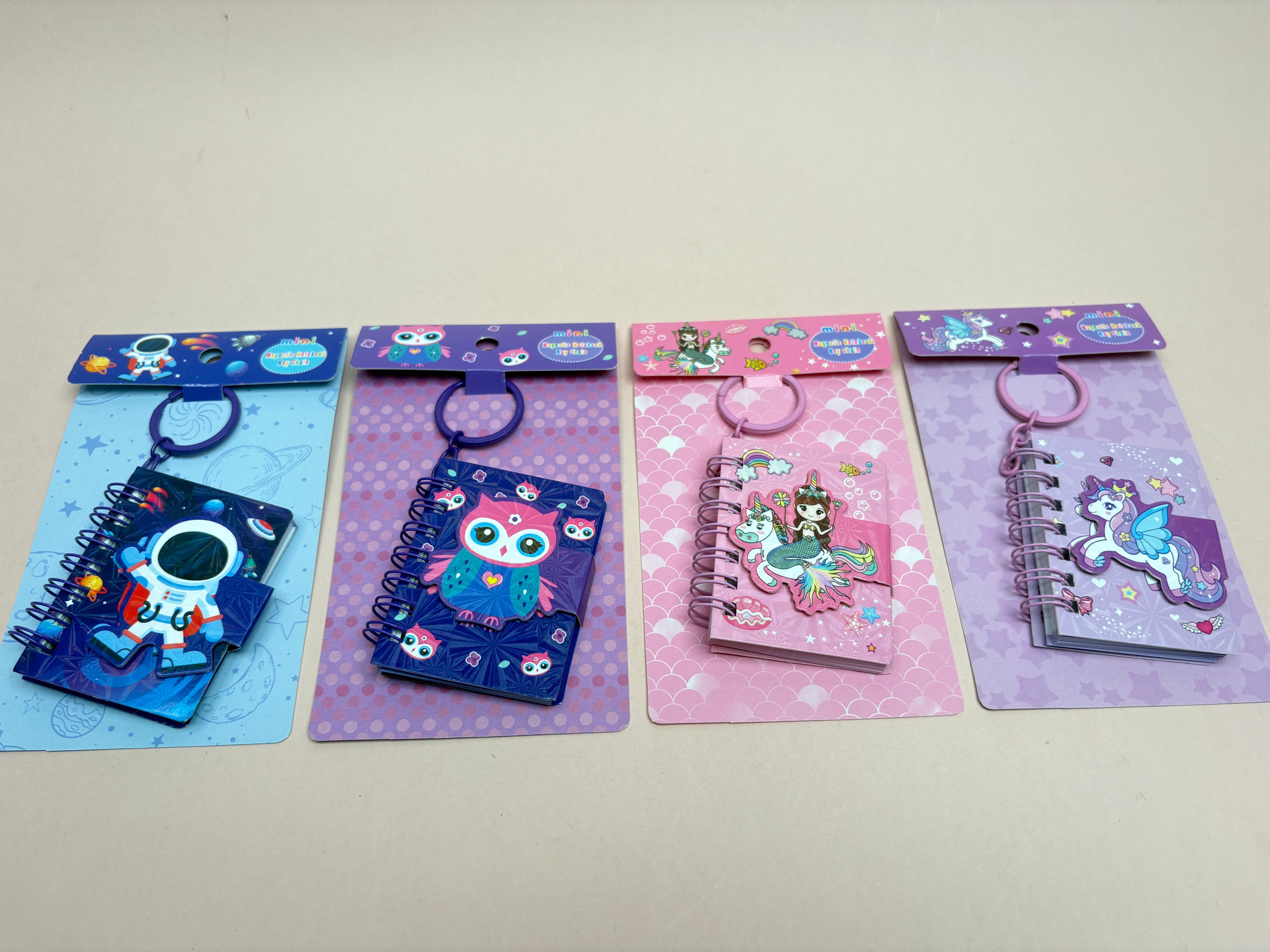 Diary with keychain