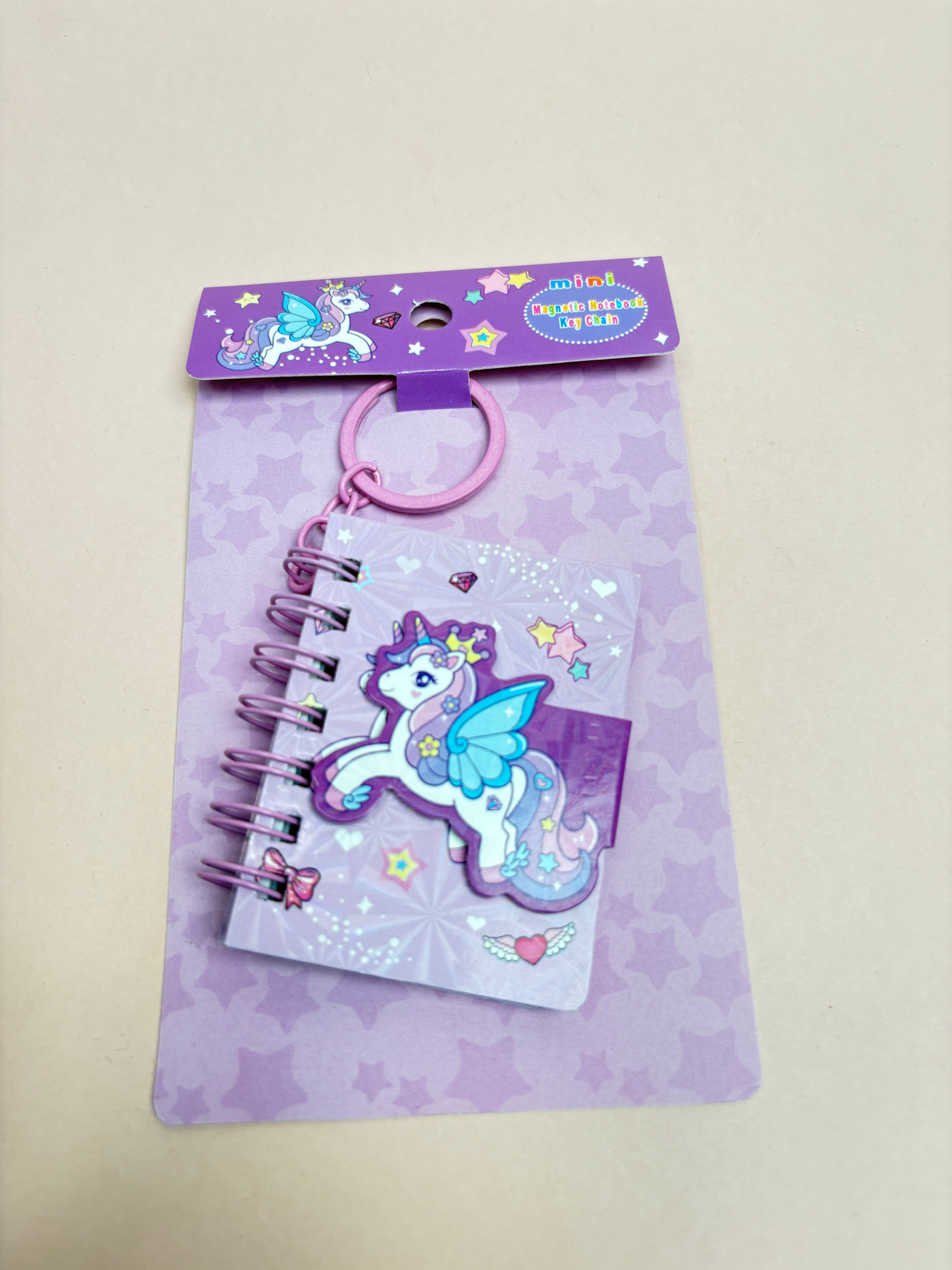 Diary with keychain