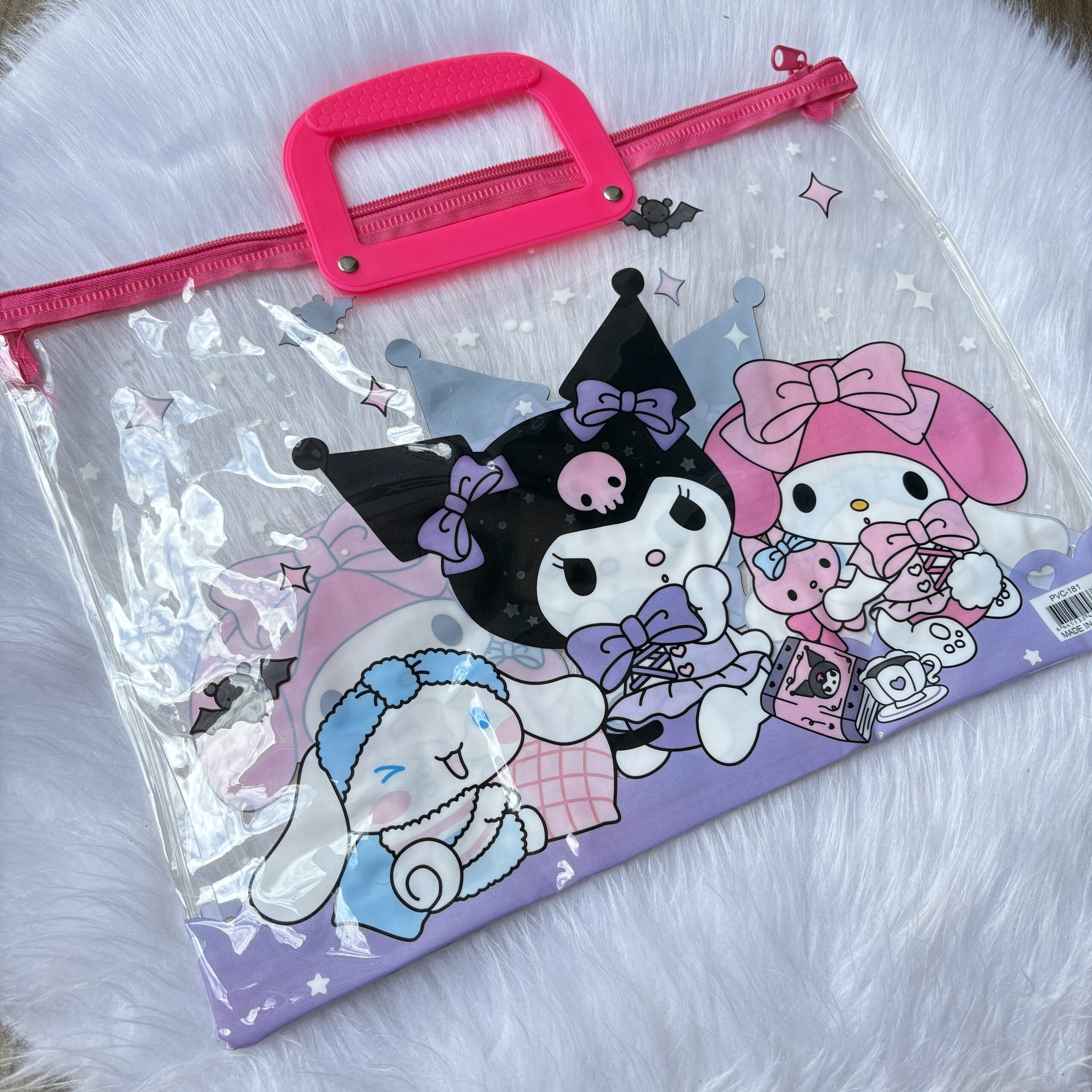 Transparent Bags with zip