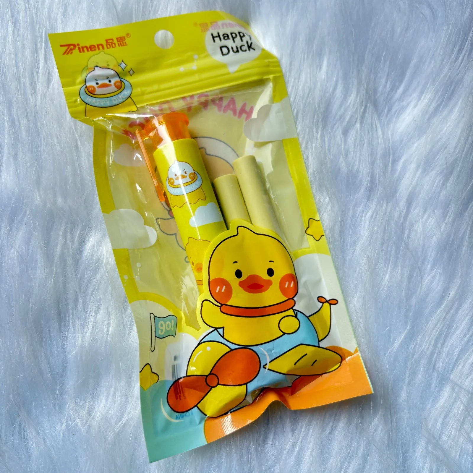 Premium push down eraser with 2refills
