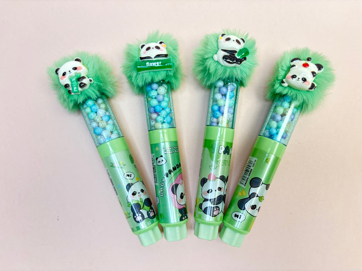 Panda plush eraser