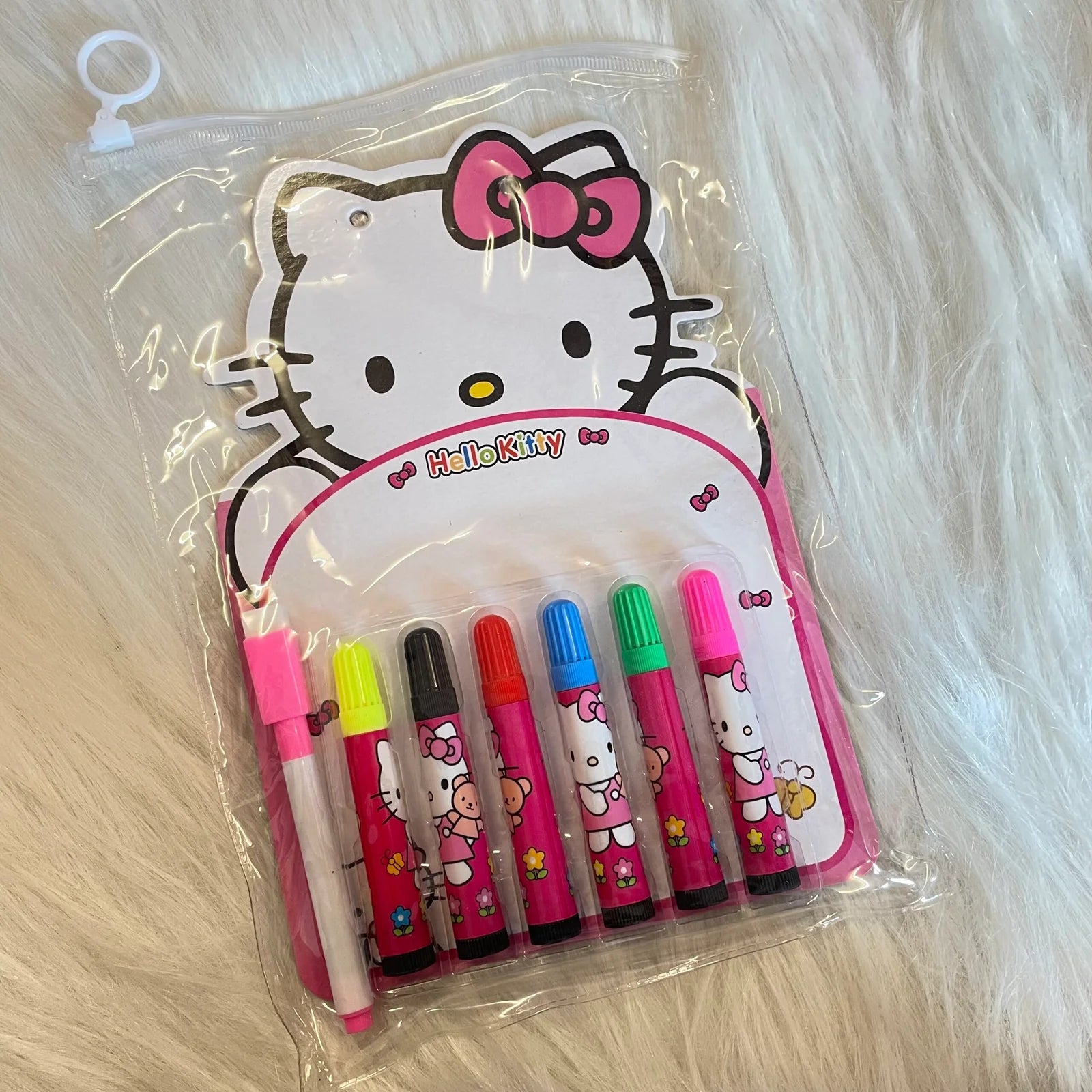 White board with time table and sketch pens on sale