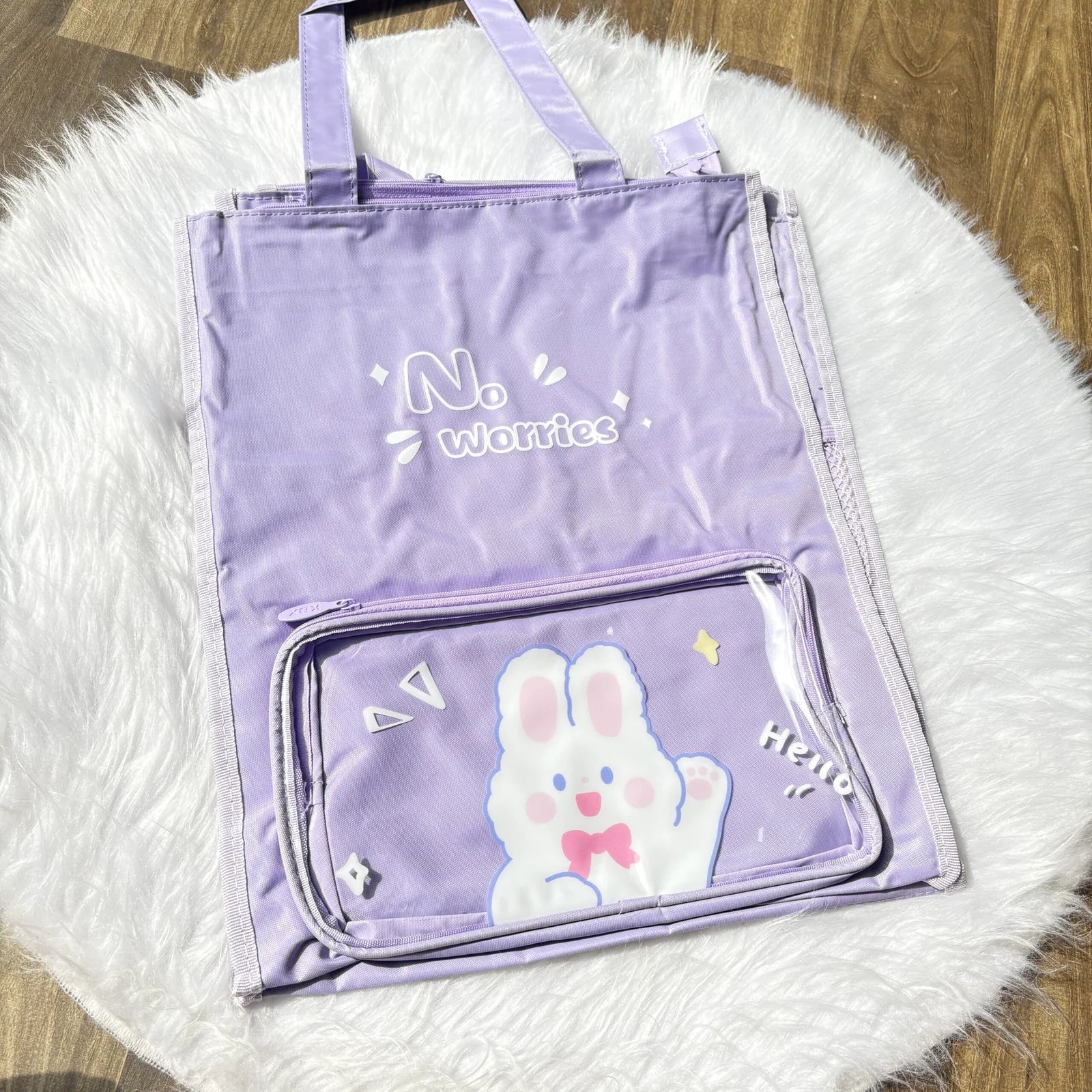 Premium waterproof tote bags 3 partition