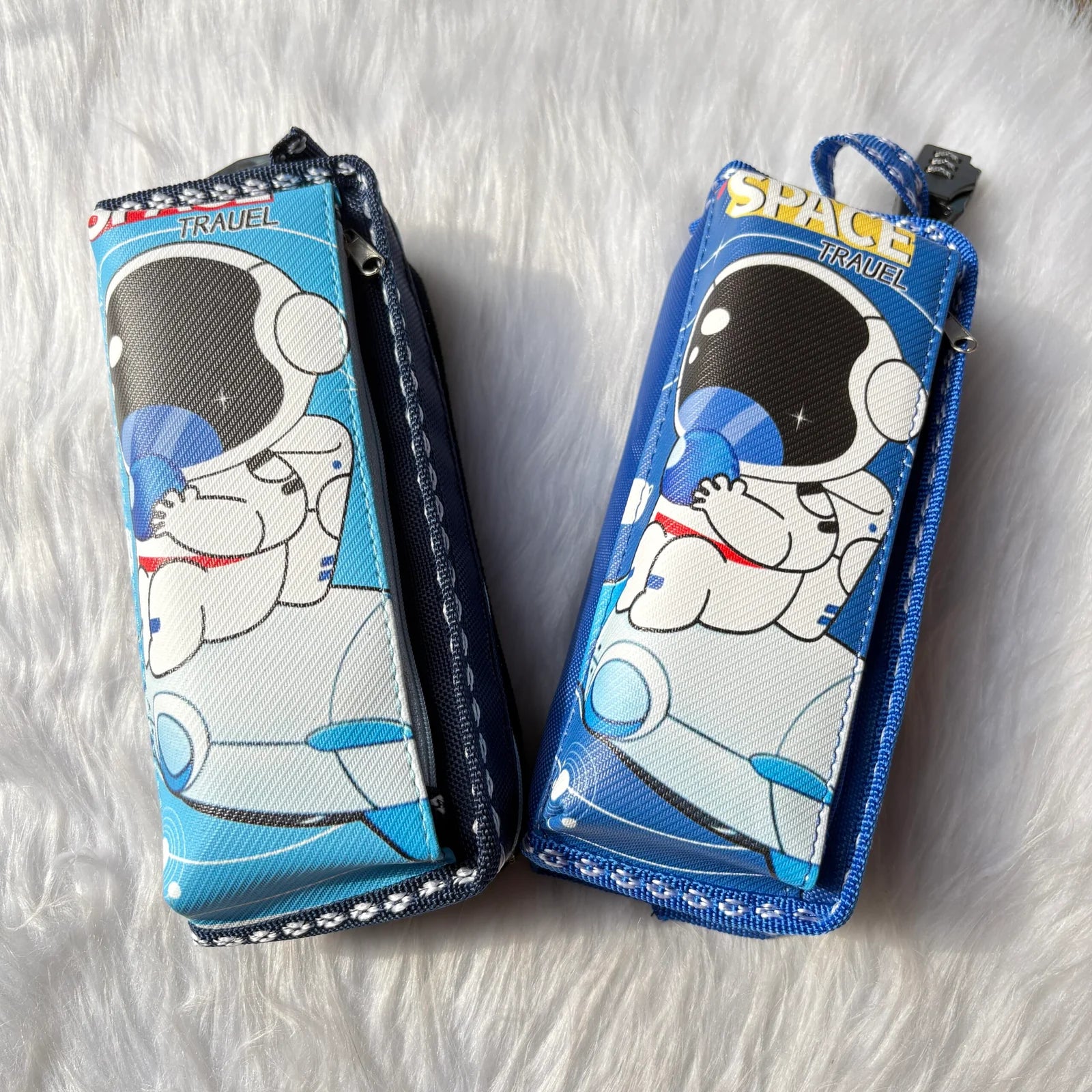 Space lock pouch blister packing