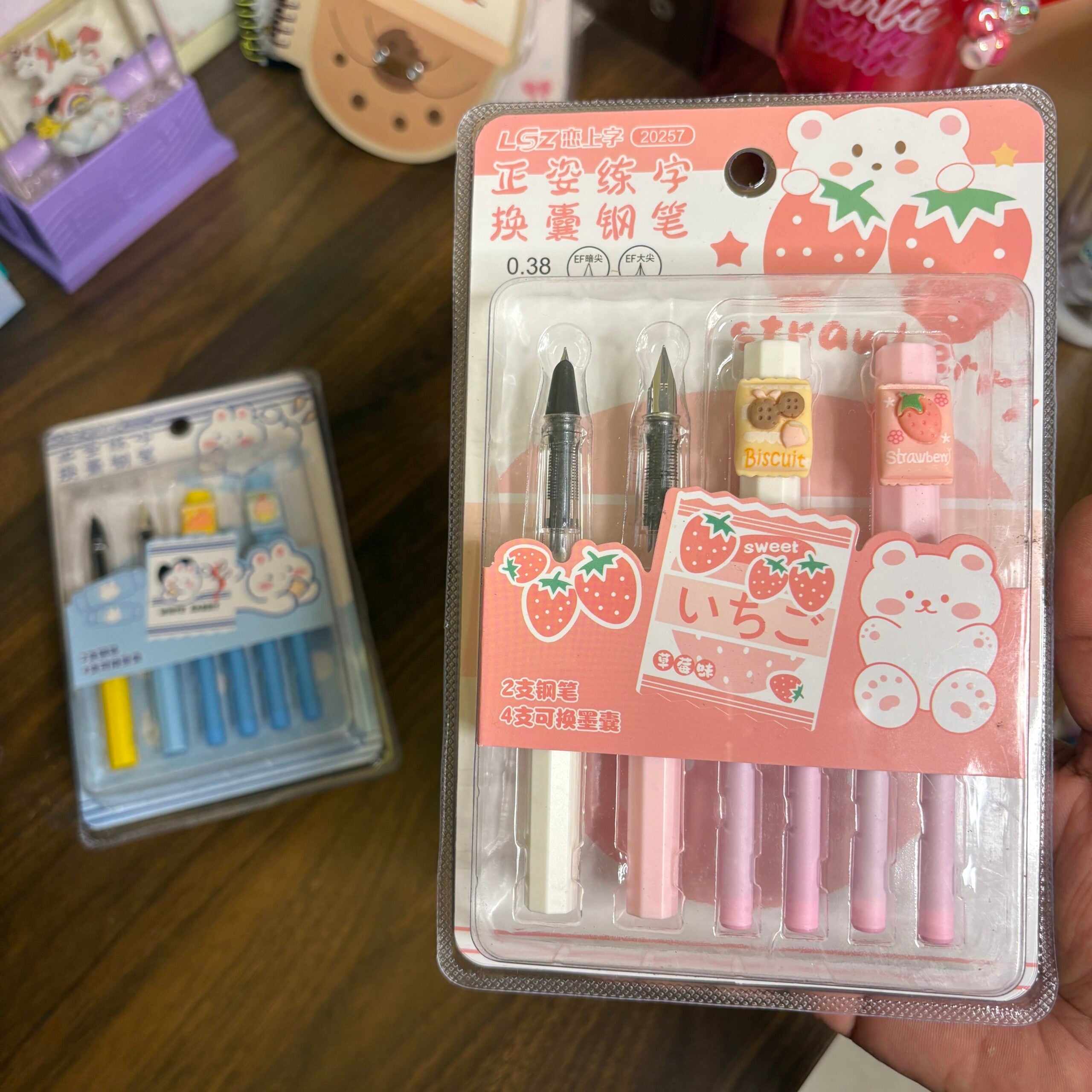Cute Food Theme 2 in 1 Fountain Pen
