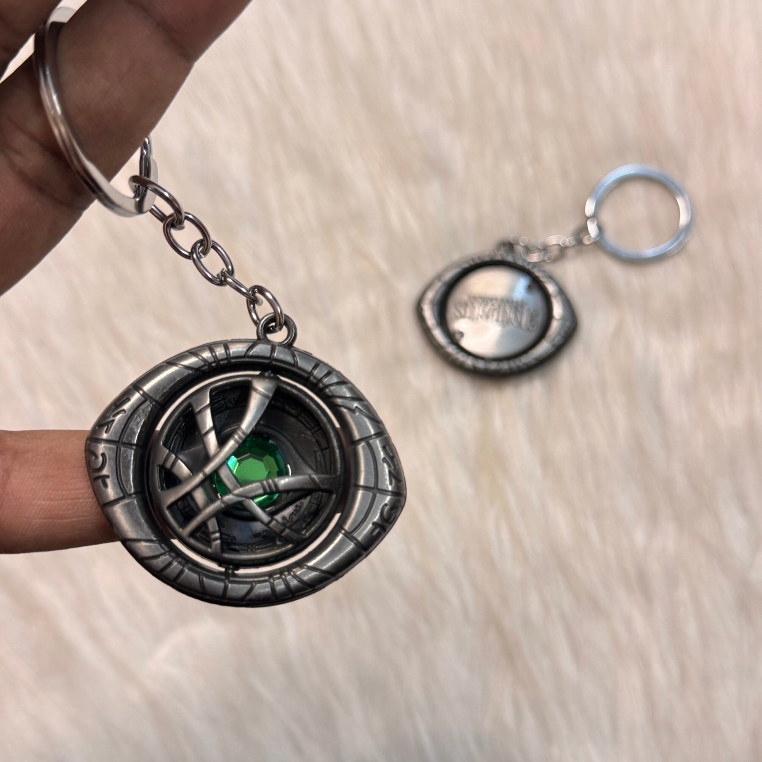 Doctor Strange Time Stone Keychain