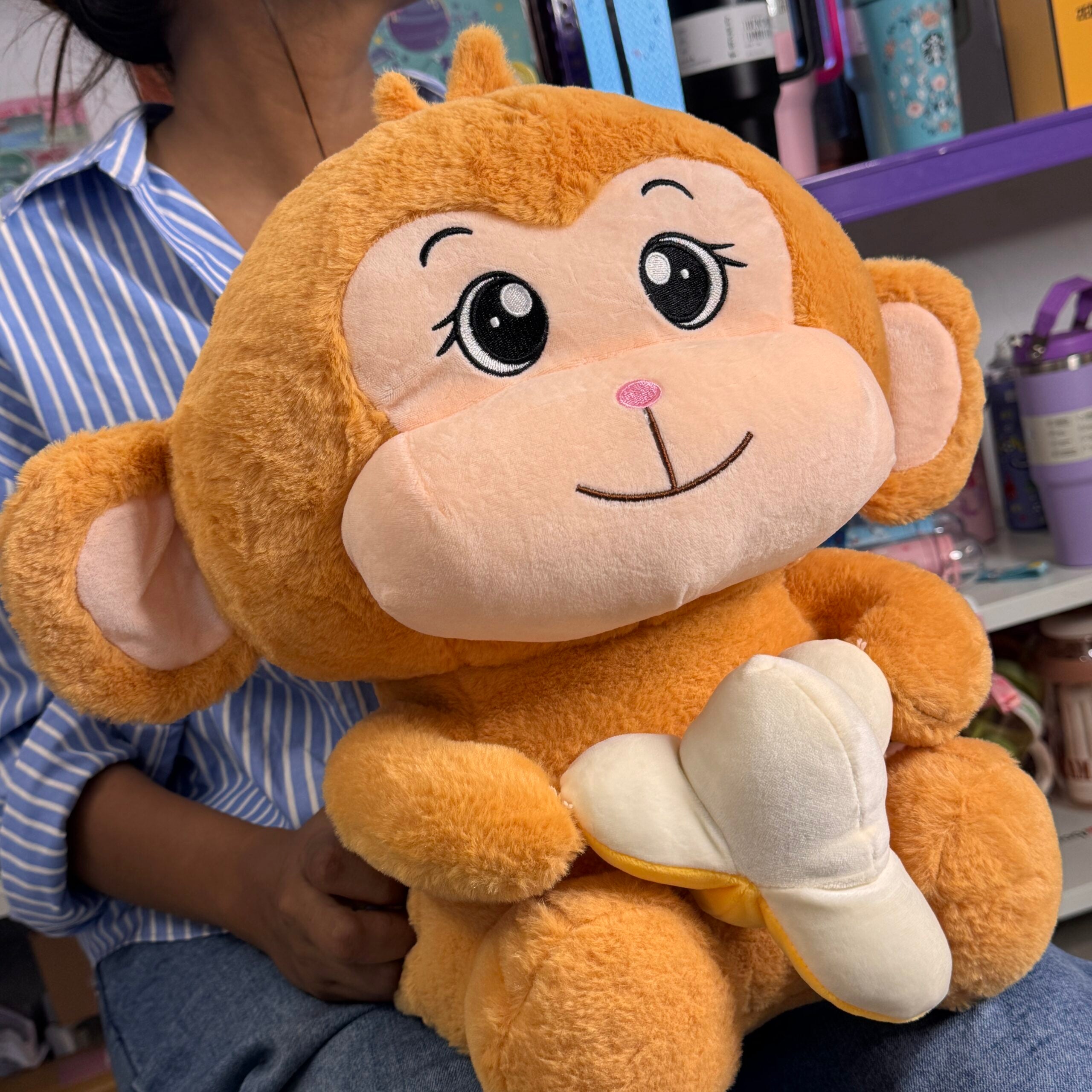 Monkey Blanket Plush Toy