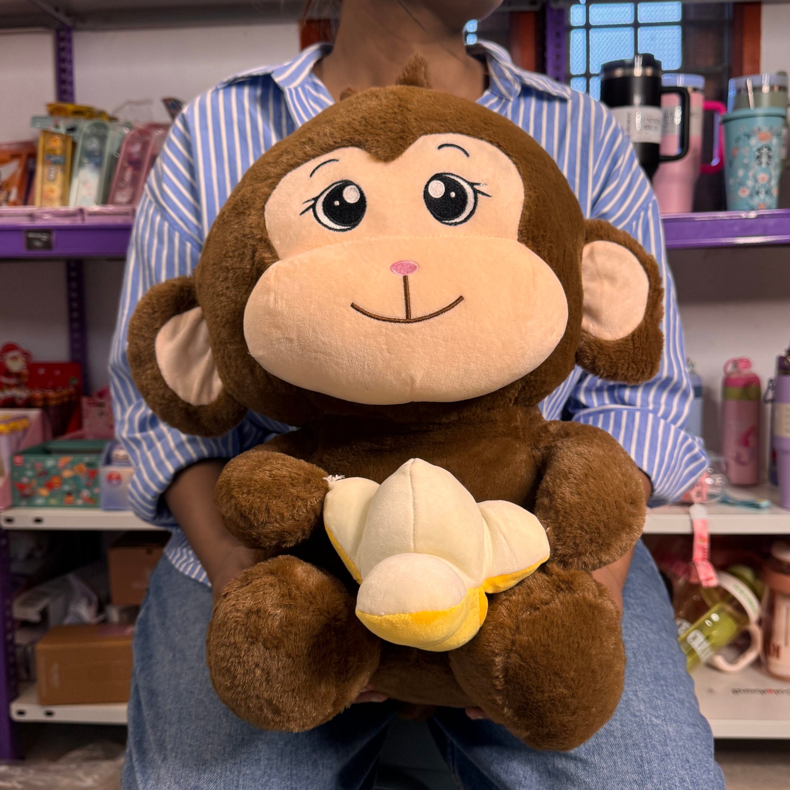 Monkey Blanket Plush Toy