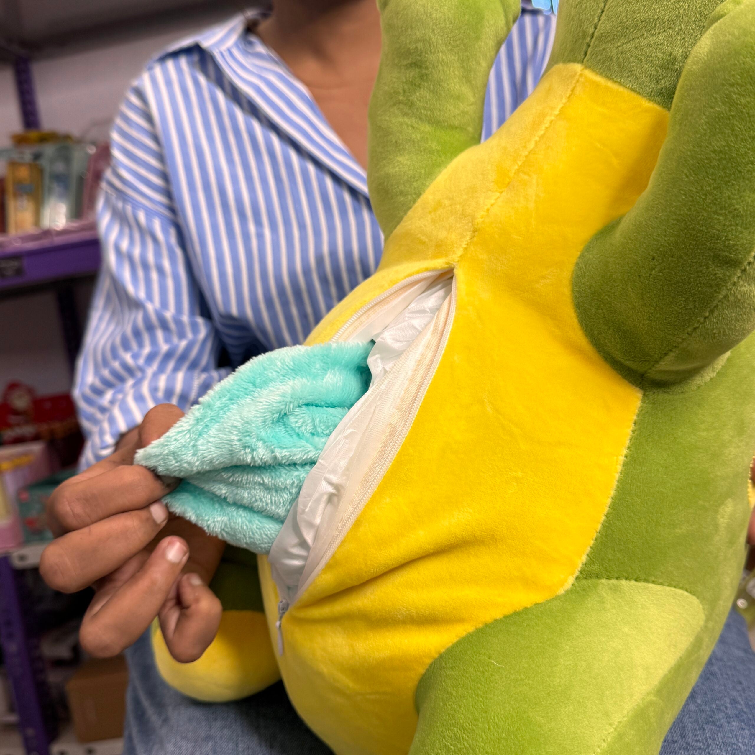 Alligator Blanket Plush Toy