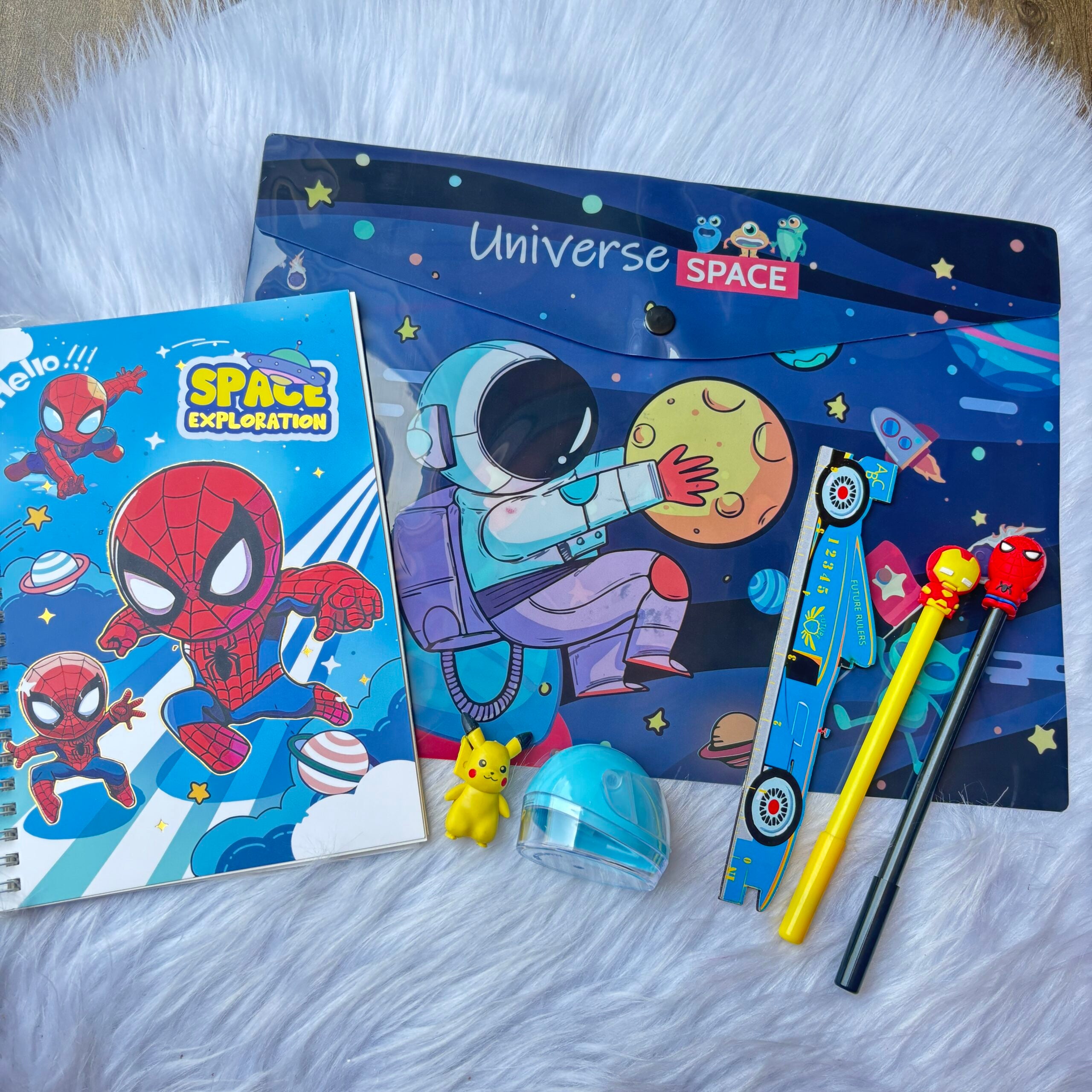 Cute space theme return gift set for kids (patterns and colour will vary depending on availability)