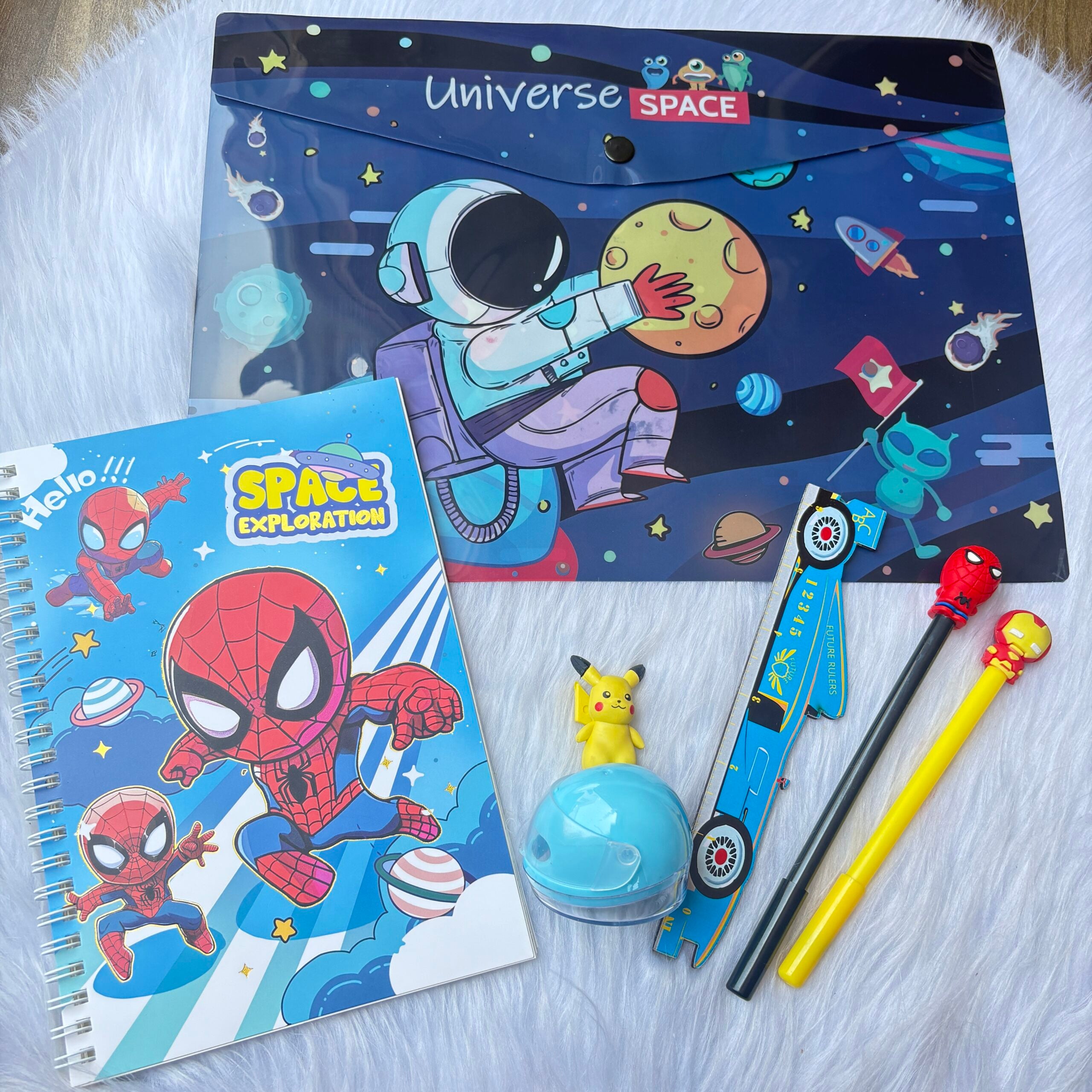 Cute space theme return gift set for kids (patterns and colour will vary depending on availability)