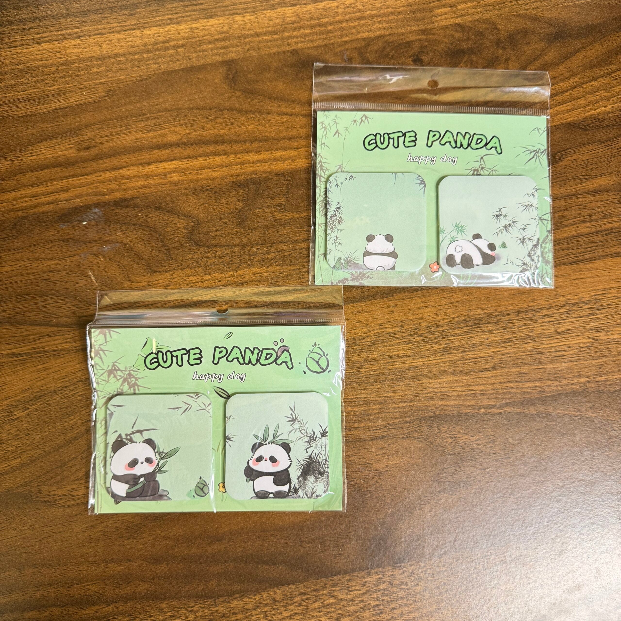 Panda sticky notepads