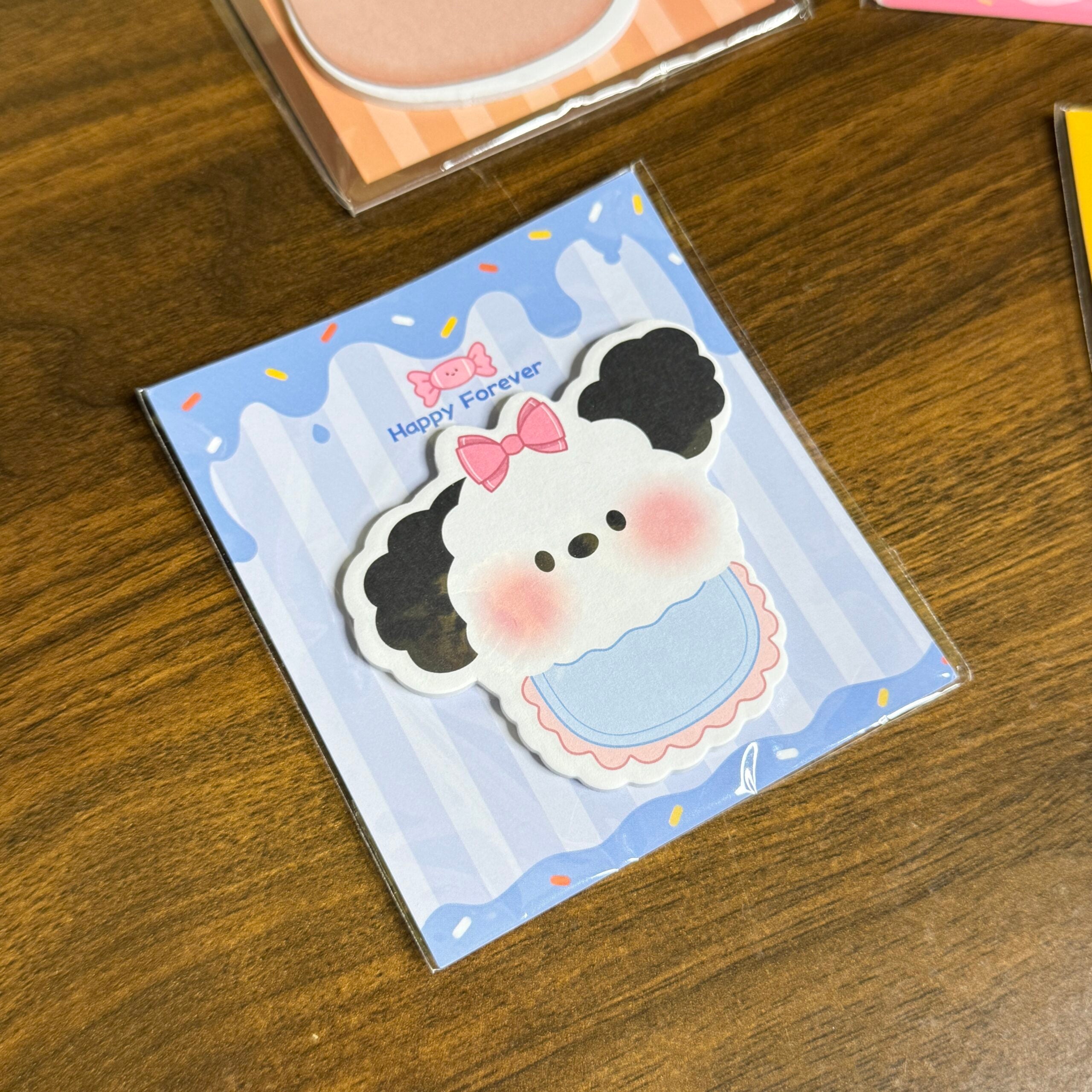 Cute dog sticky notes