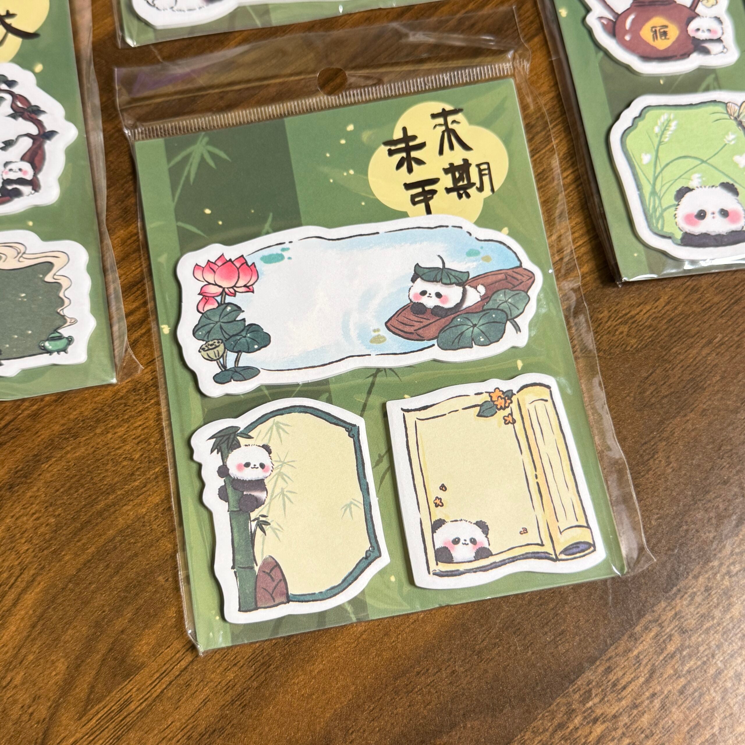 Panda sticky notepad