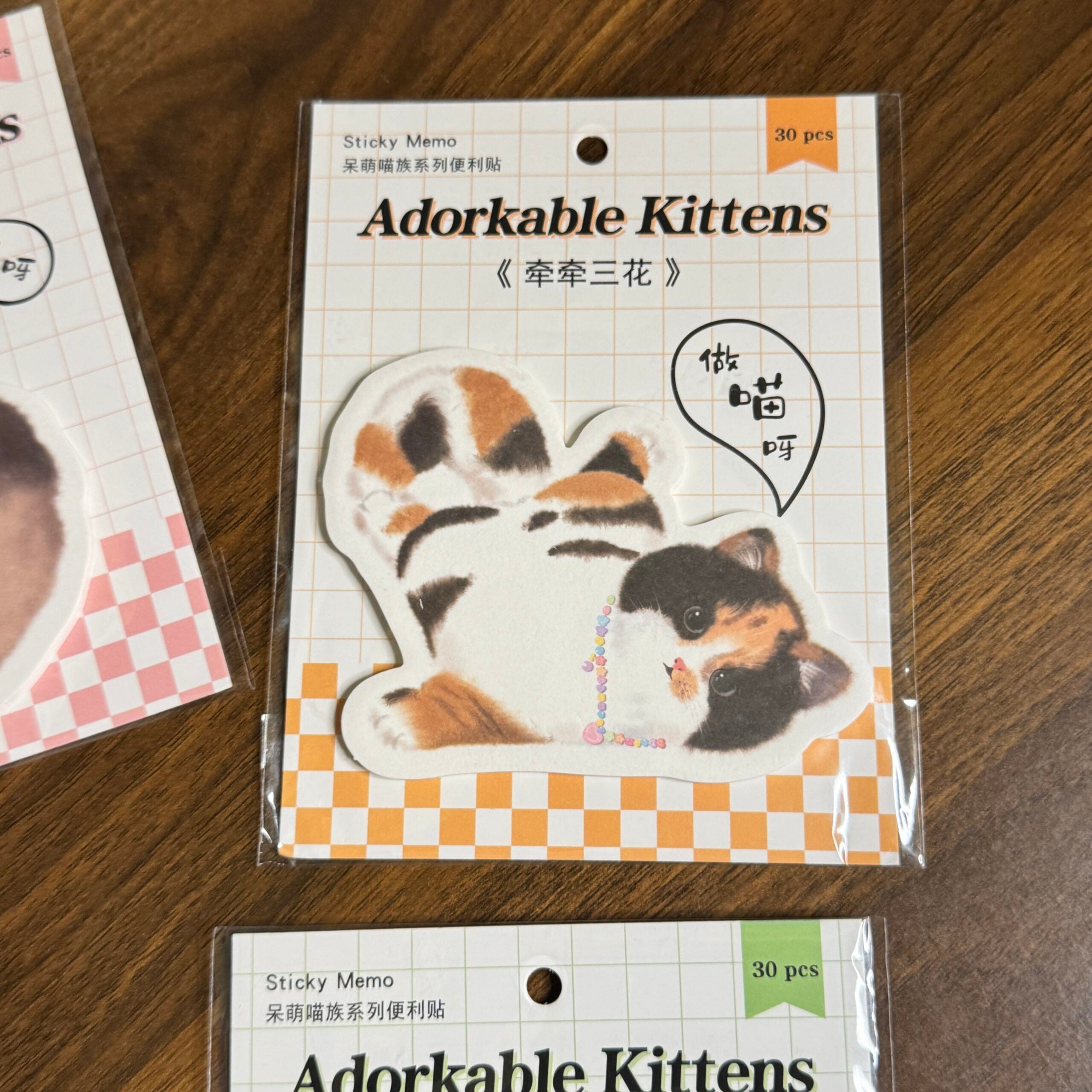 Cute cat sticky notes random