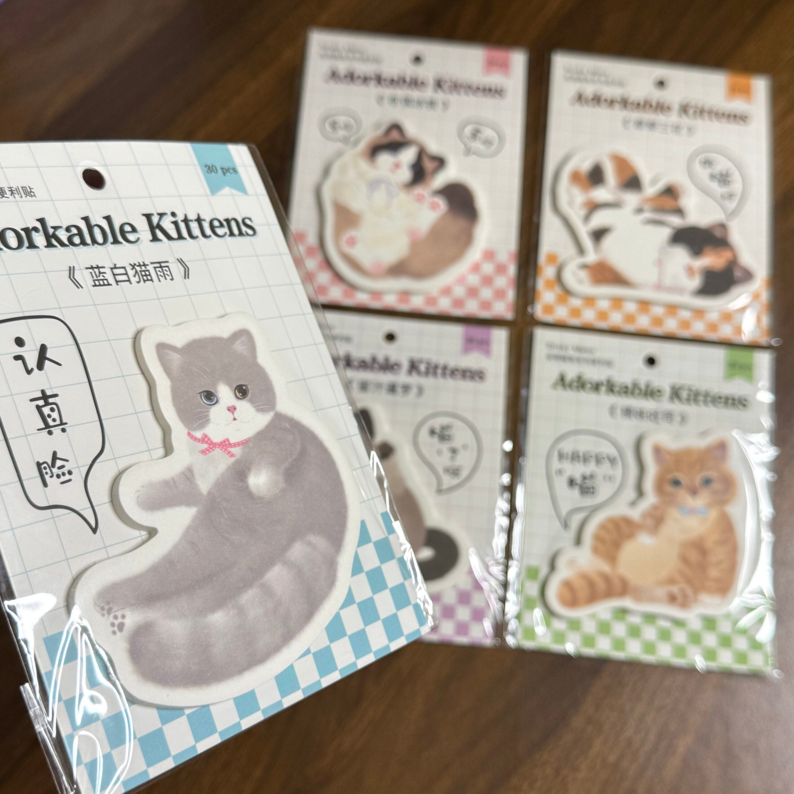 Cute cat sticky notes random