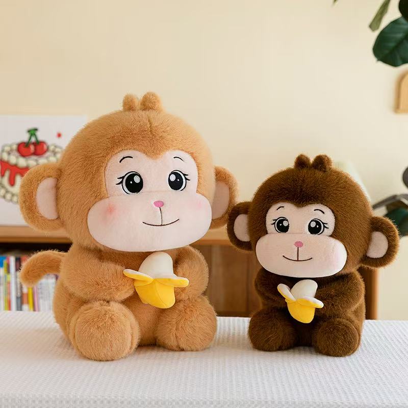 Monkey Blanket Plush Toy
