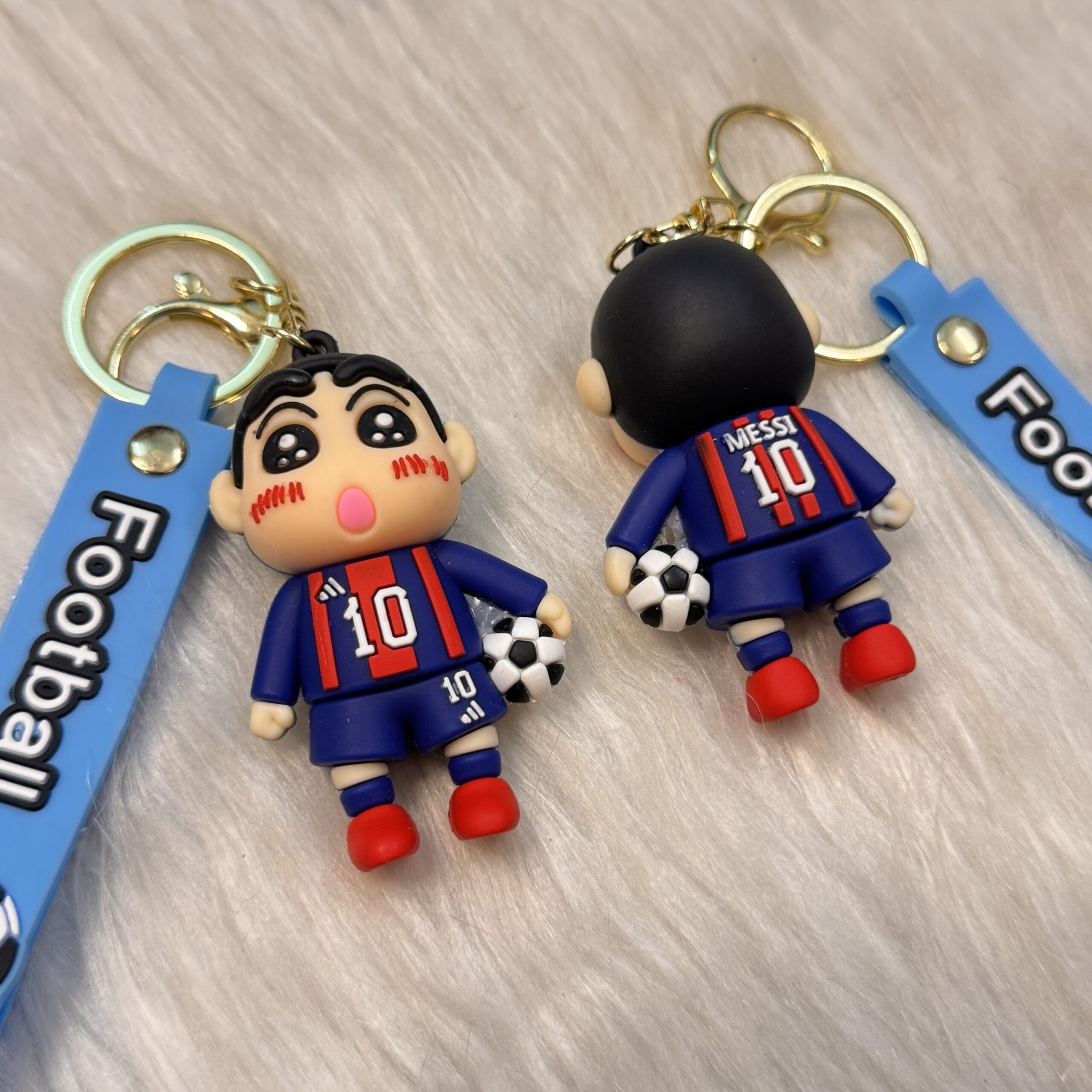 Shinchan football keychain