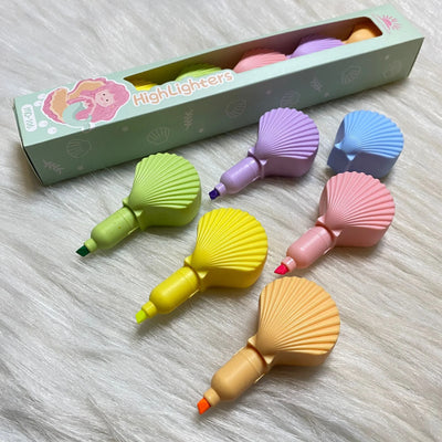 Premium quality Shell highlighter set of 6 in 1