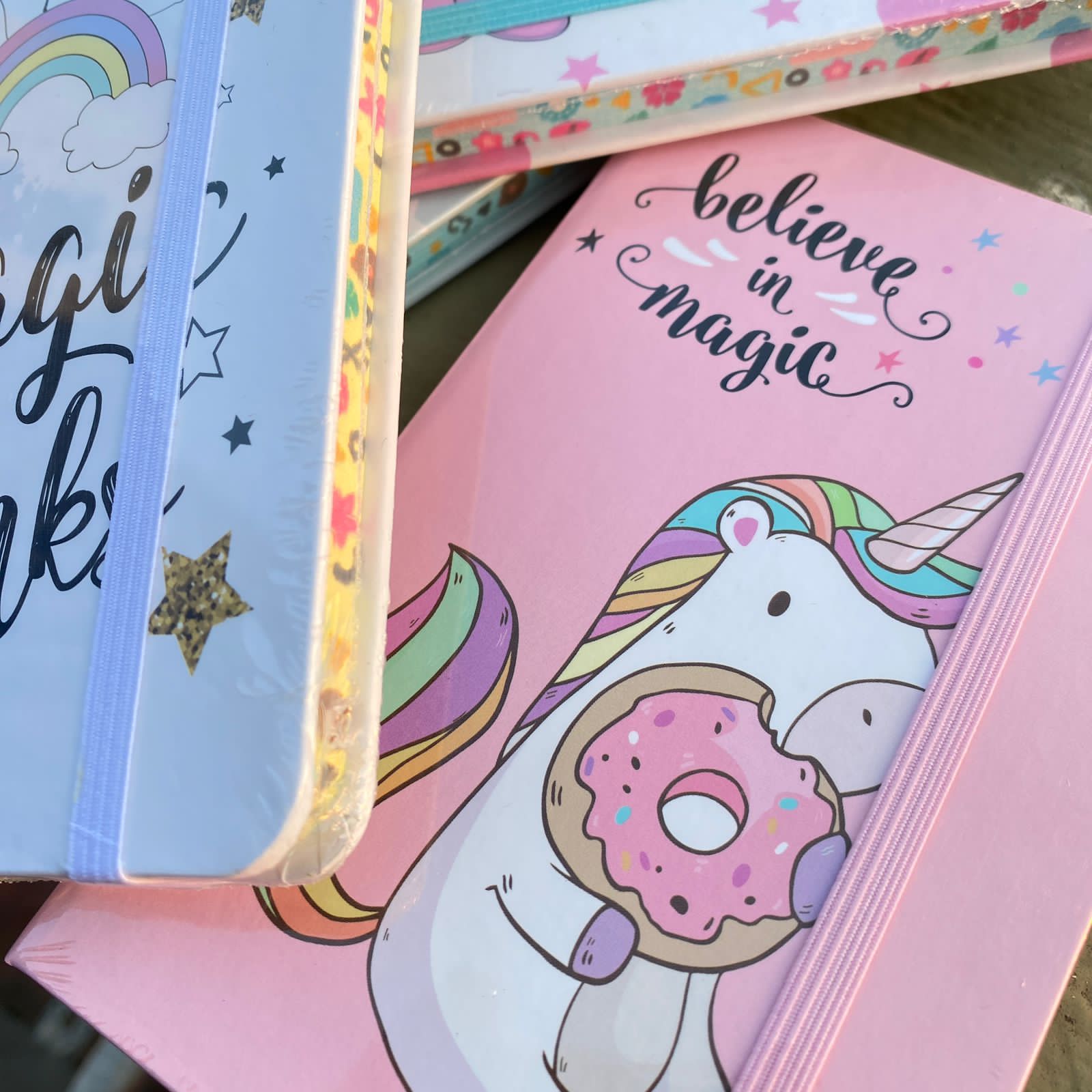Premium unicorn A6 diaries
