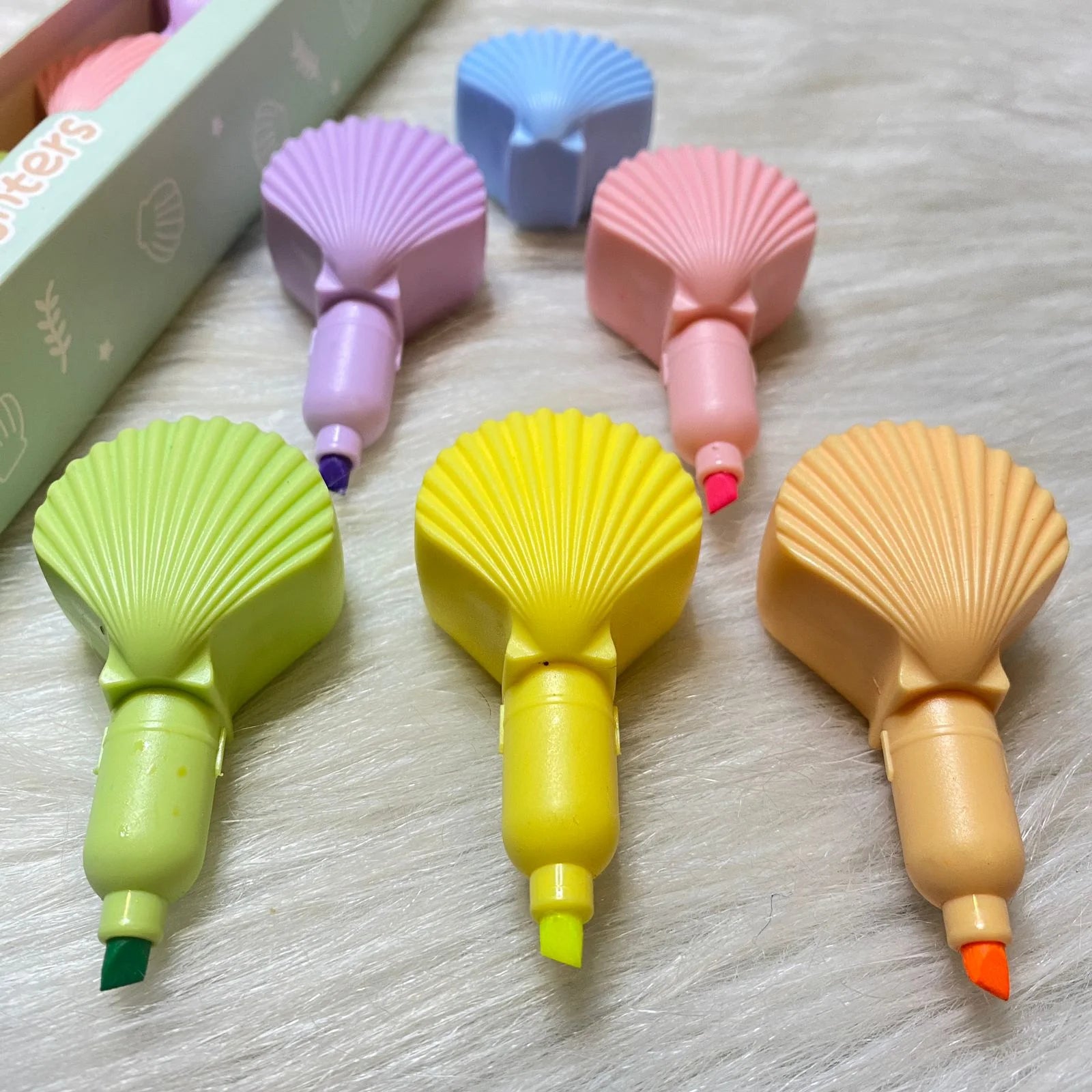 Premium quality Shell highlighter set of 6 in 1