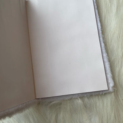 Premium panda fur diary