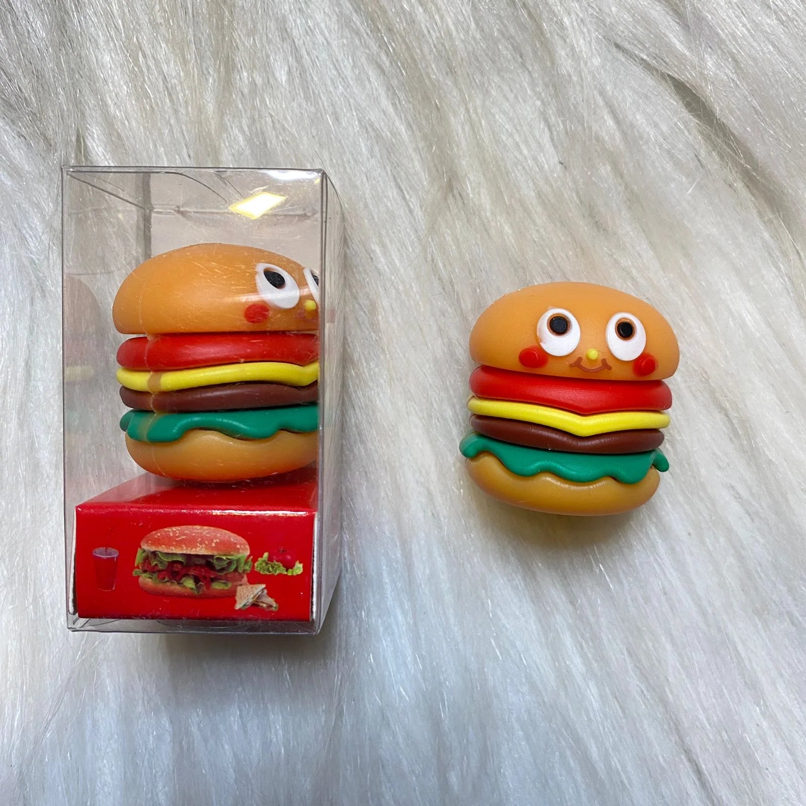 Fries and burger sharpener plus eraser