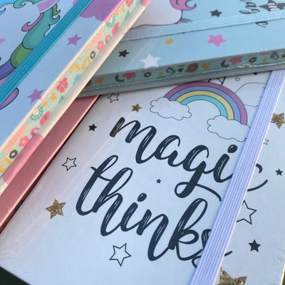Premium unicorn A6 diaries