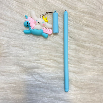 Premium unicorn keychain pen