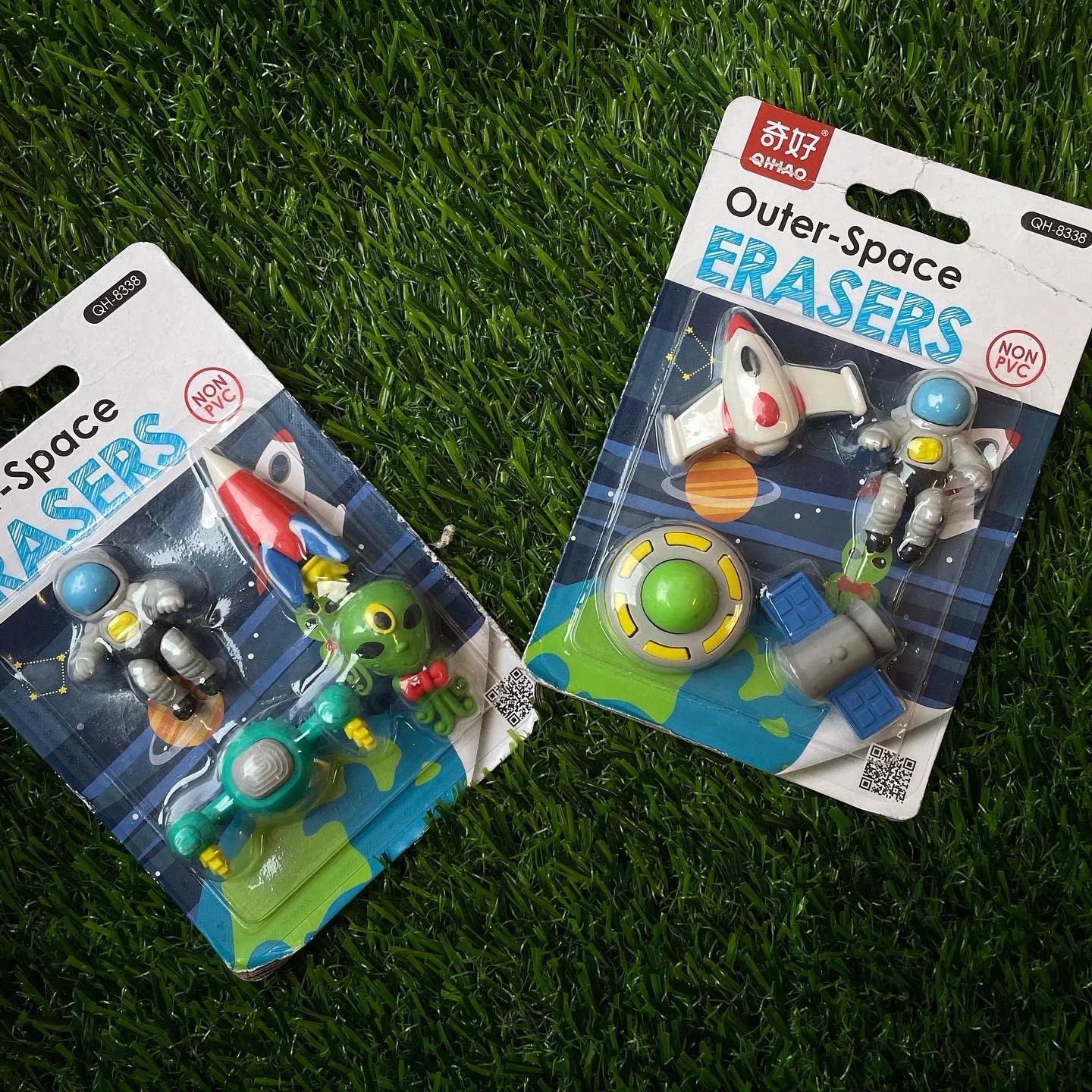 Space theme eraser card on sale