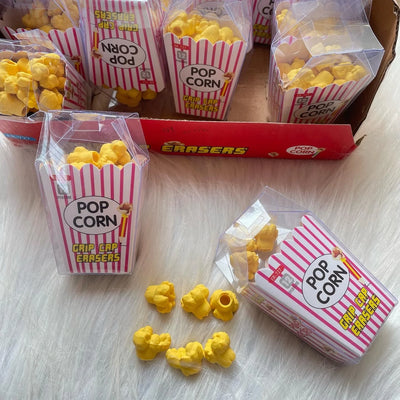 Popcorn eraser set