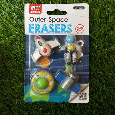 Space theme eraser card on sale