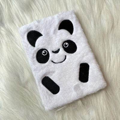 Premium panda fur diary